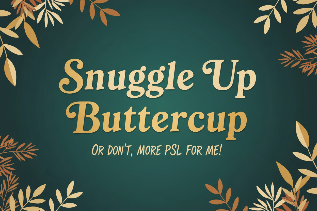 Snuggle Up, Buttercup