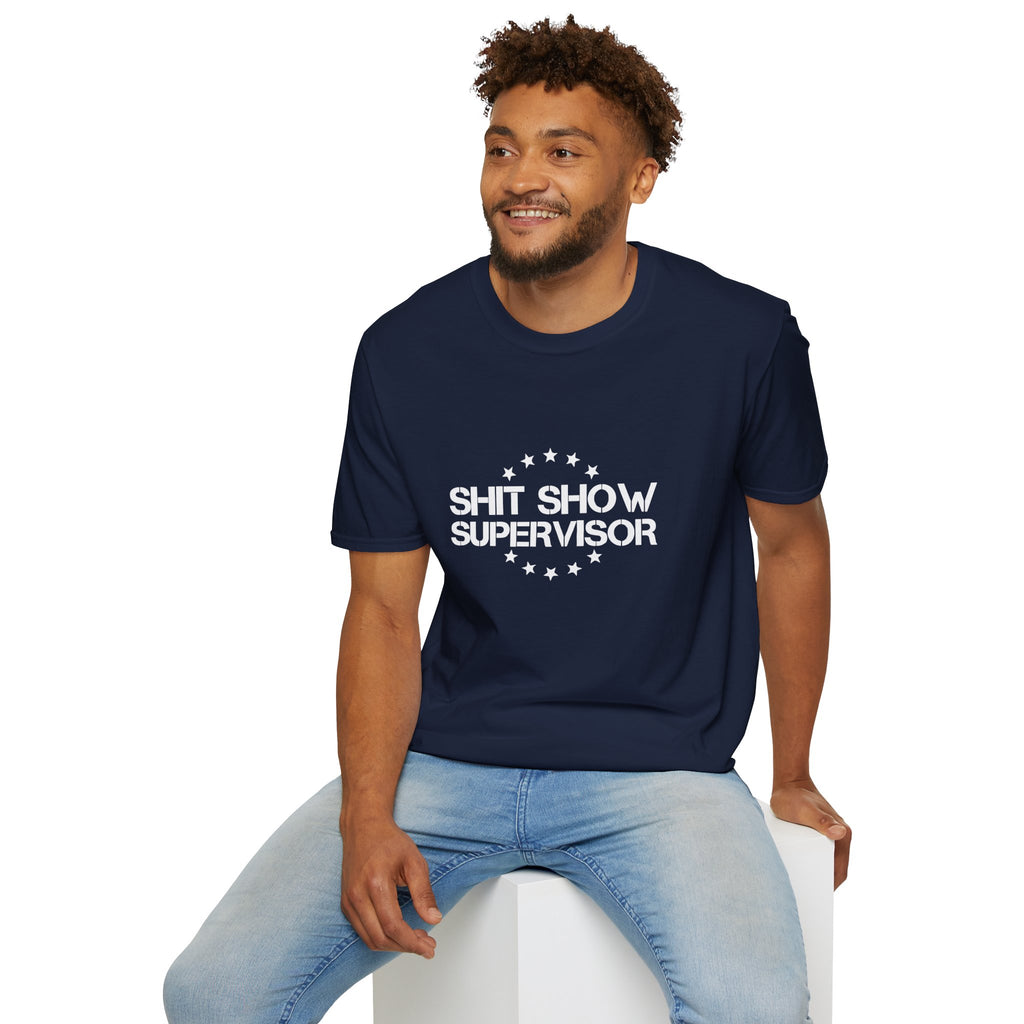 Shit Show Supervisor T-Shirt — Funny Sarcastic Gift for Her Work Humor Graphic Tee