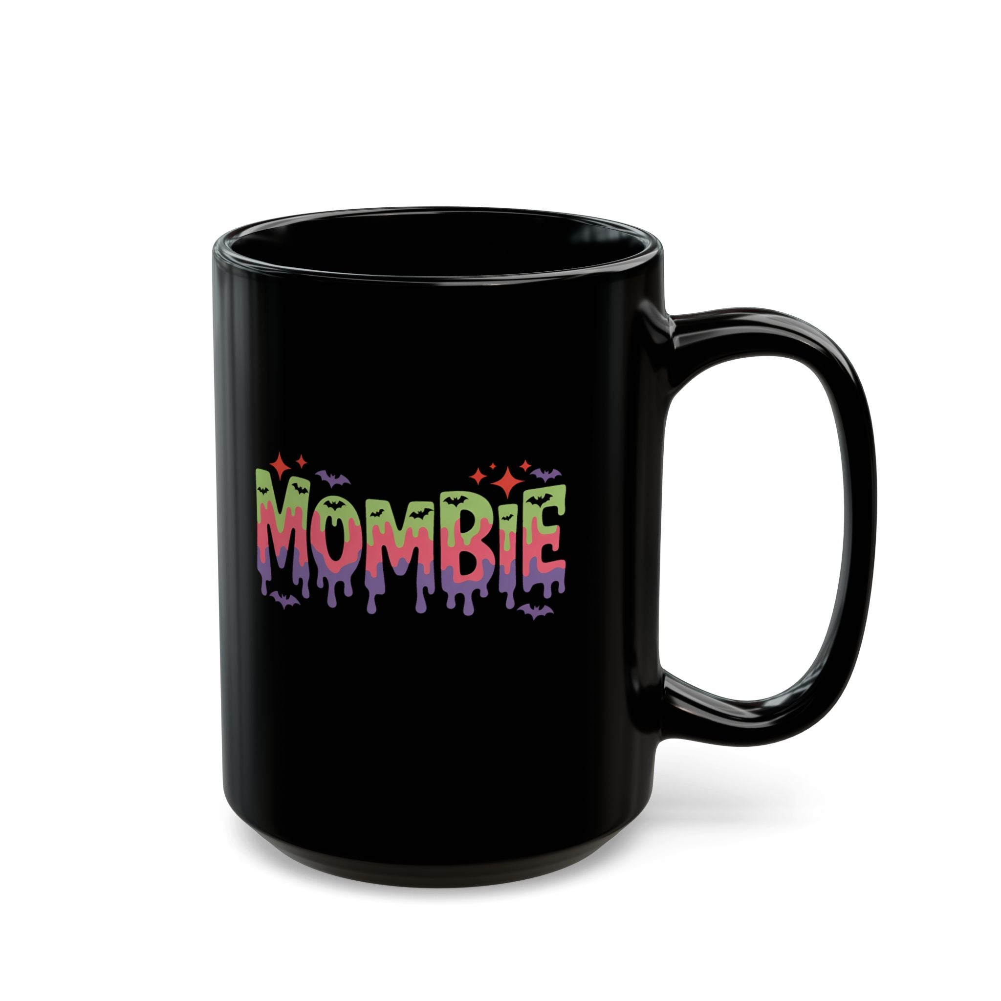Zombie Mom Drip Halloween Mug — Funny Gift for Moms Colorful Coffee Cup 11oz 15oz