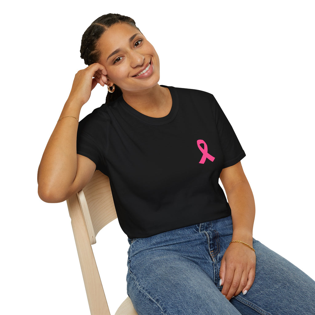 Breast Cancer Awareness Ribbon T-Shirt — Pink Ribbon Support Tee