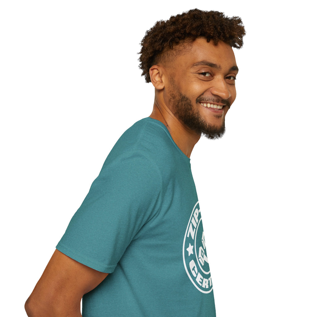 Zip-Tie Certified T-Shirt — Funny Handyman Gift for Him Bold Graphic Tee