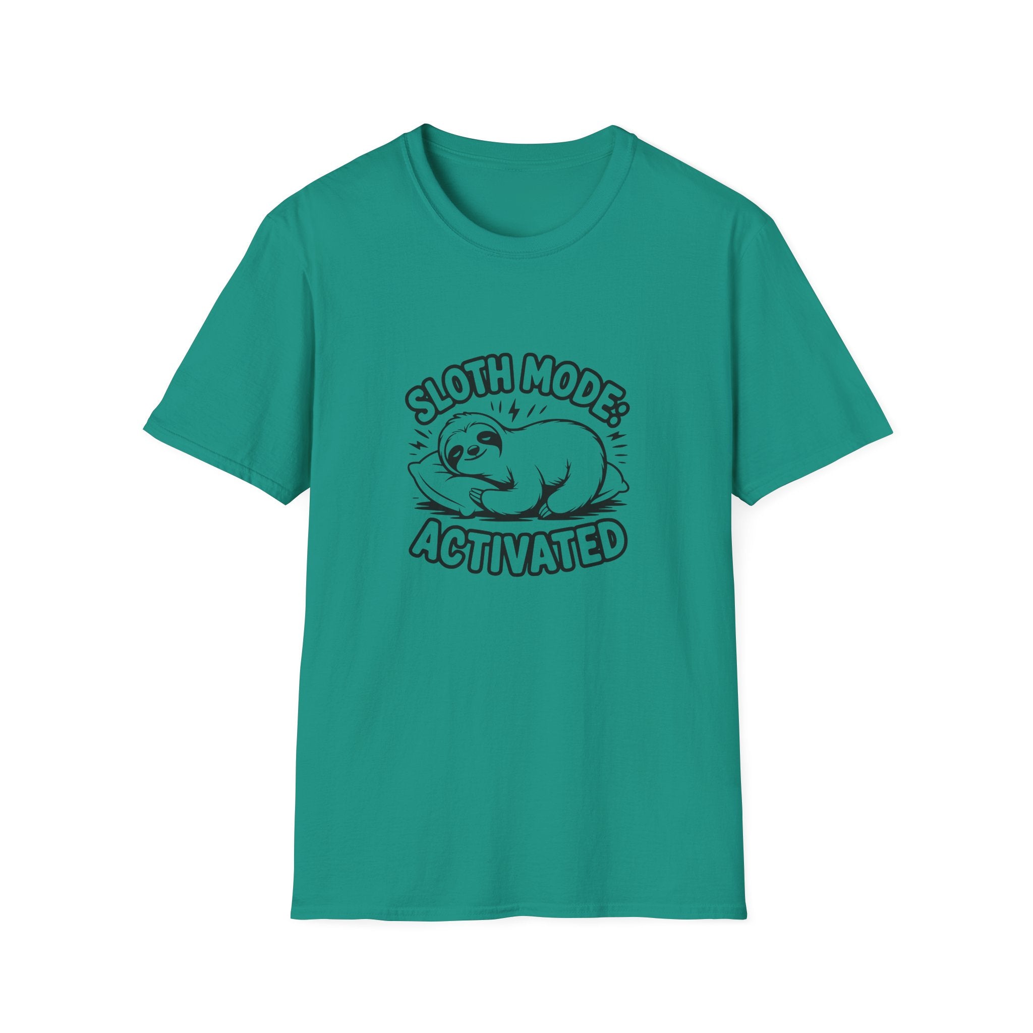 Sloth Mode Activated T-Shirt — Funny Lazy Gift for Her Cute Animal Graphic Tee