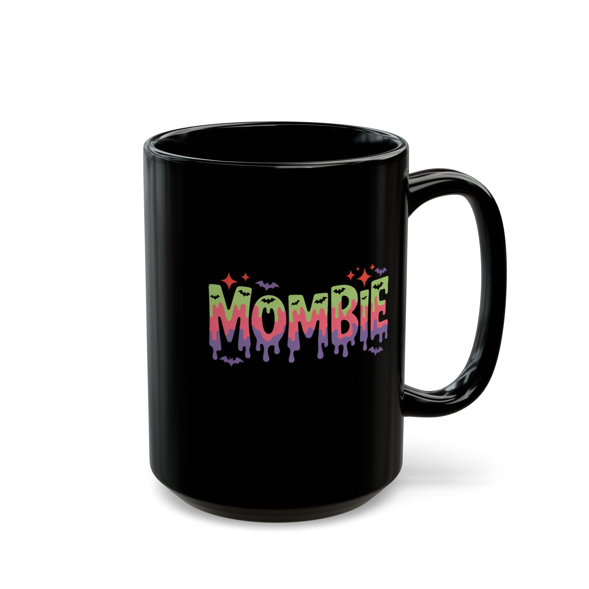 Zombie Mom Drip Halloween Mug — Funny Gift for Moms Colorful Coffee Cup 11oz 15oz