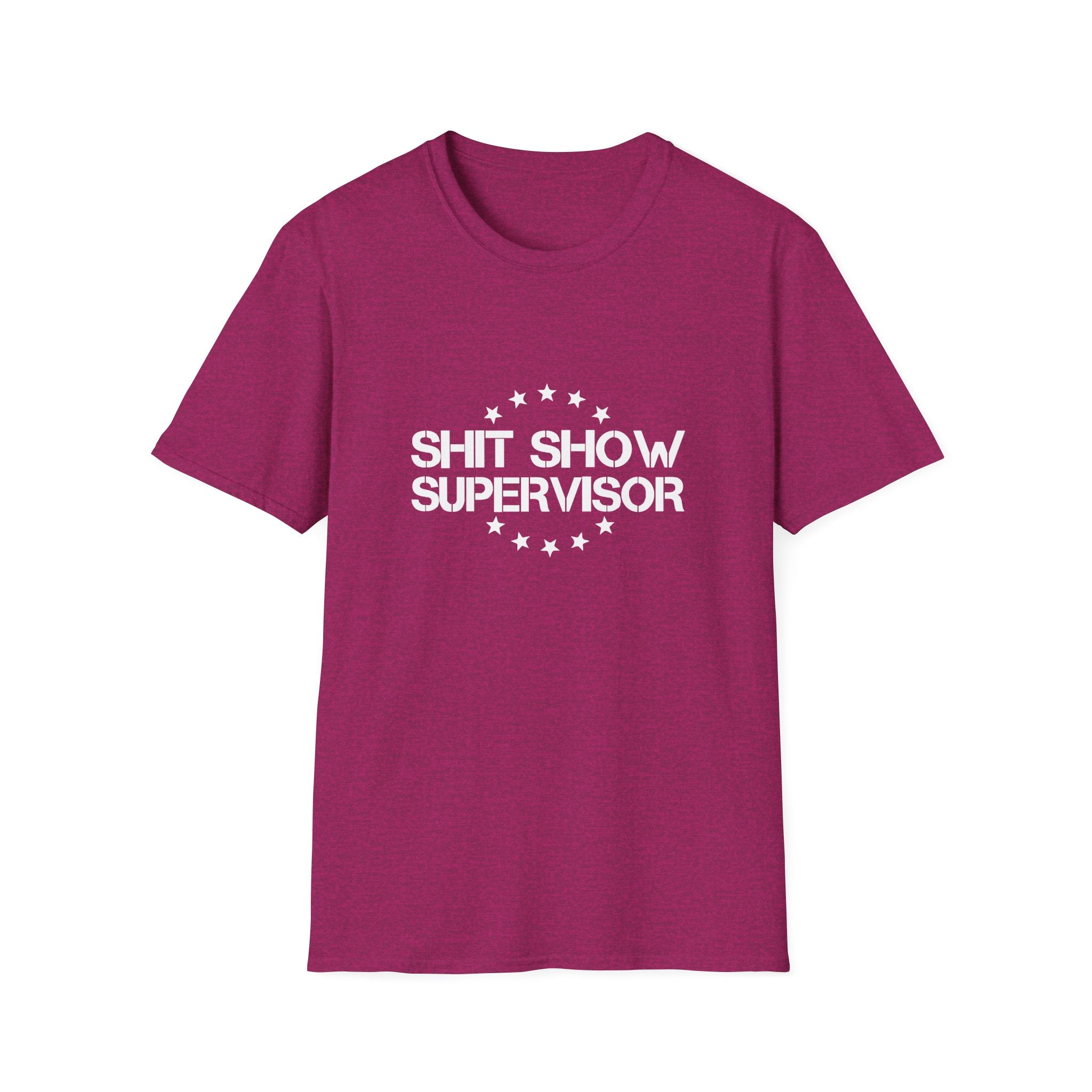 Shit Show Supervisor T-Shirt — Funny Sarcastic Gift for Her Work Humor Graphic Tee