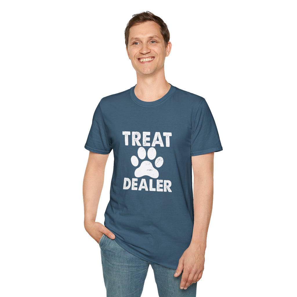 Treat Dealer T-Shirt — Funny Dog Paw Pet Lover Tee