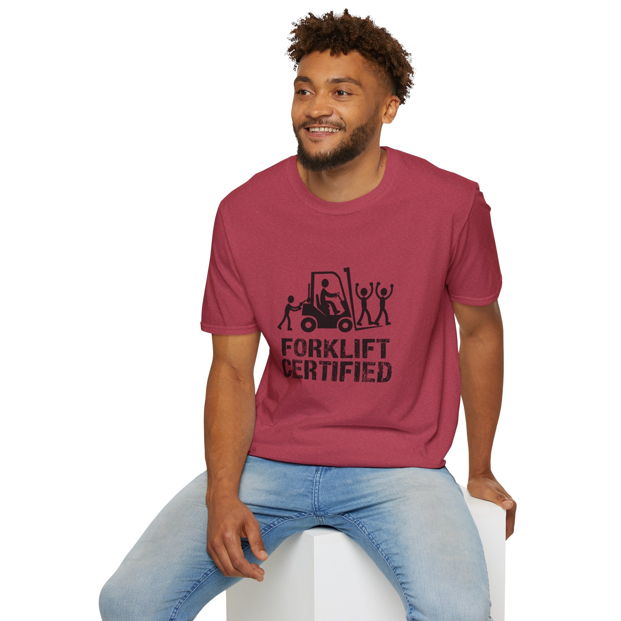 Forklift Certified T-Shirt — Funny Industrial Workplace Tee for Forklift Operators