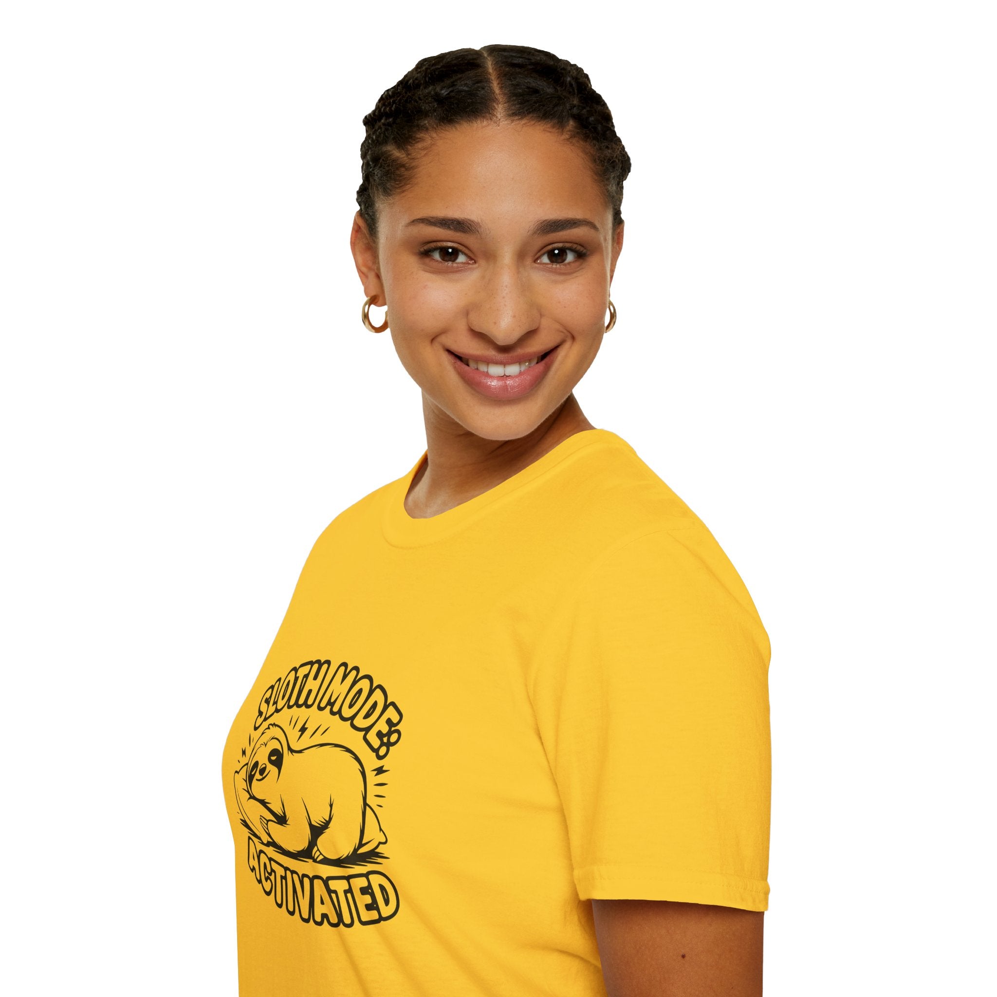 Sloth Mode Activated T-Shirt — Funny Lazy Gift for Her Cute Animal Graphic Tee