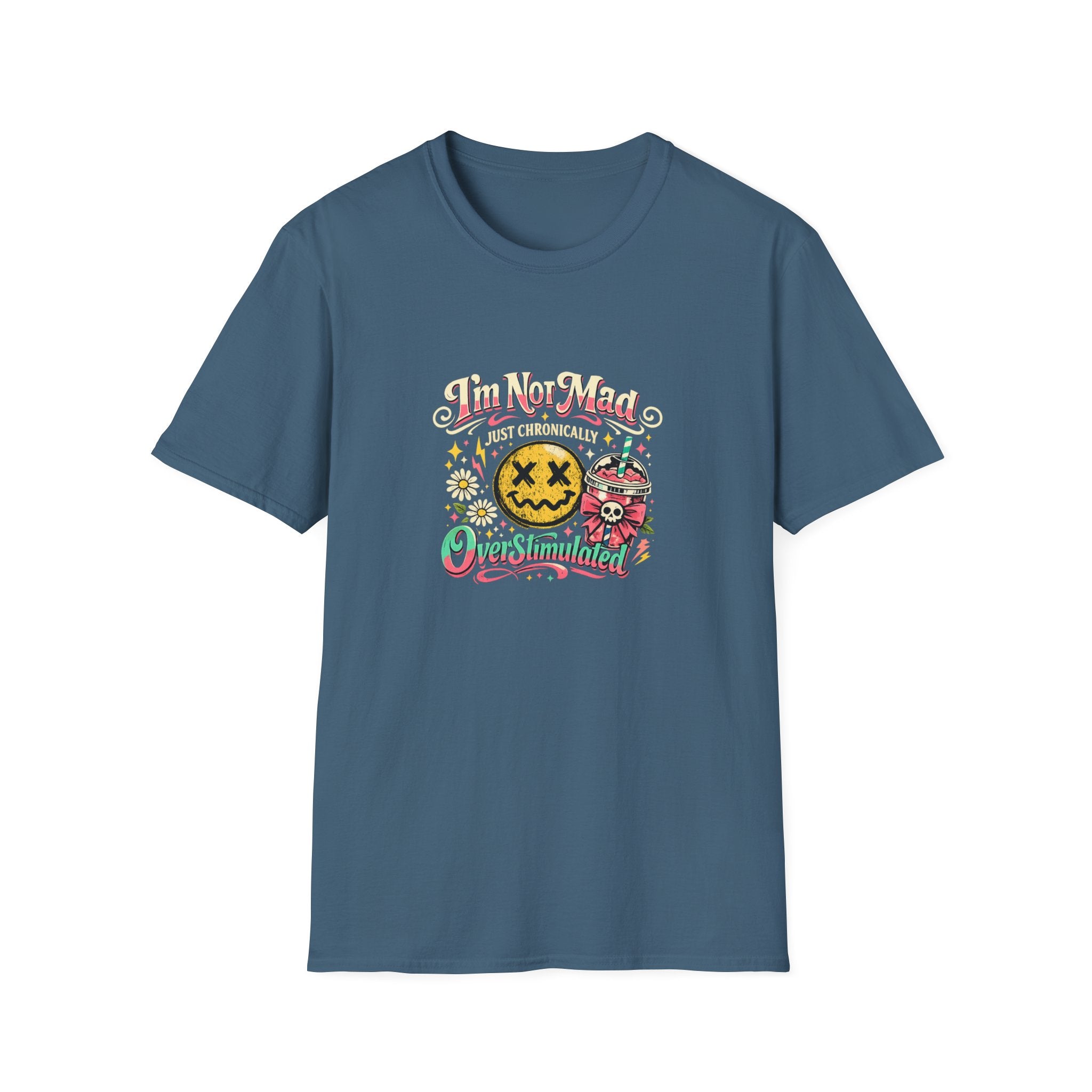 I'm Not Mad Kawaii Bubble Tea T-Shirt — Cute Funny Gift for Her Graphic Tee