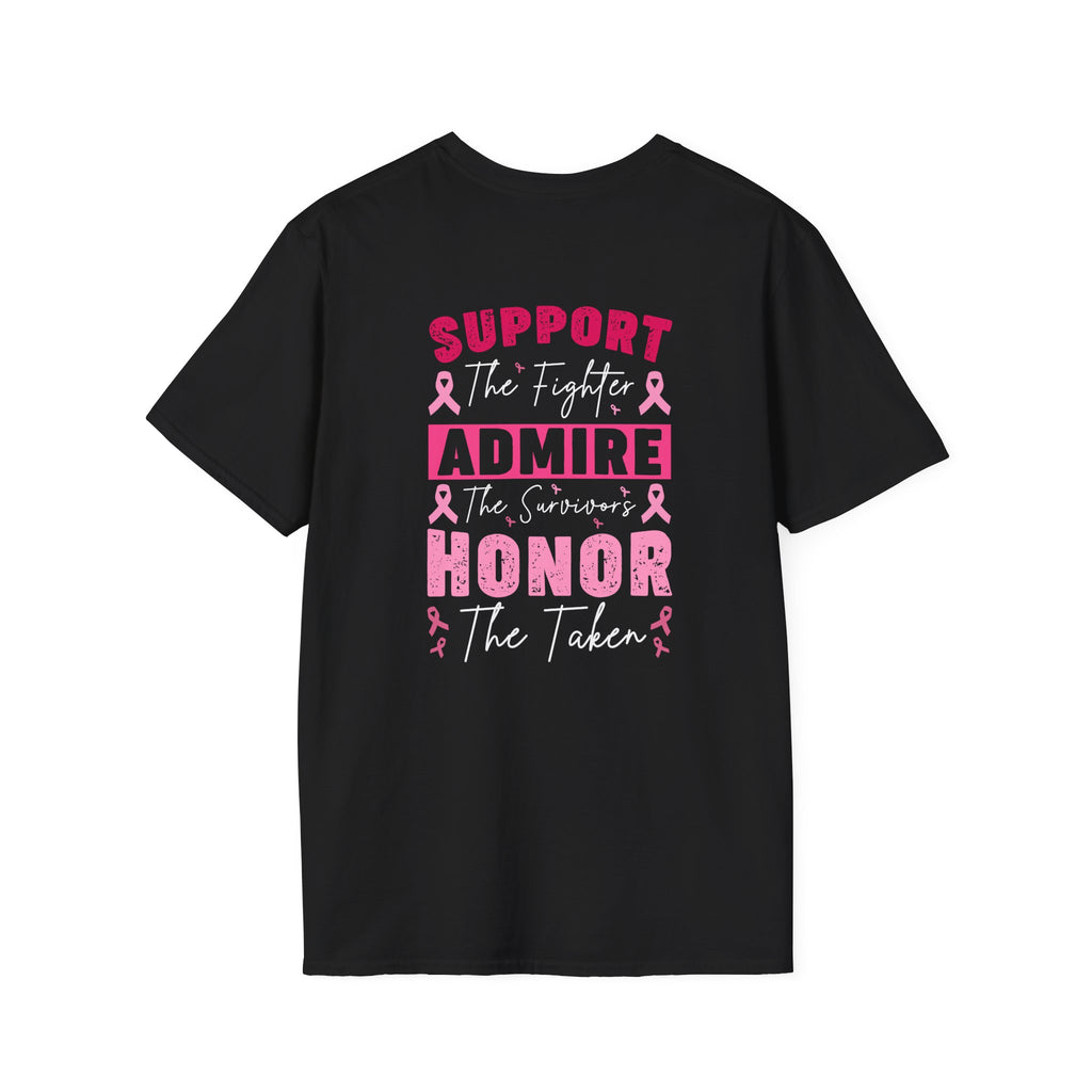 Breast Cancer Awareness Ribbon T-Shirt — Pink Ribbon Support Tee