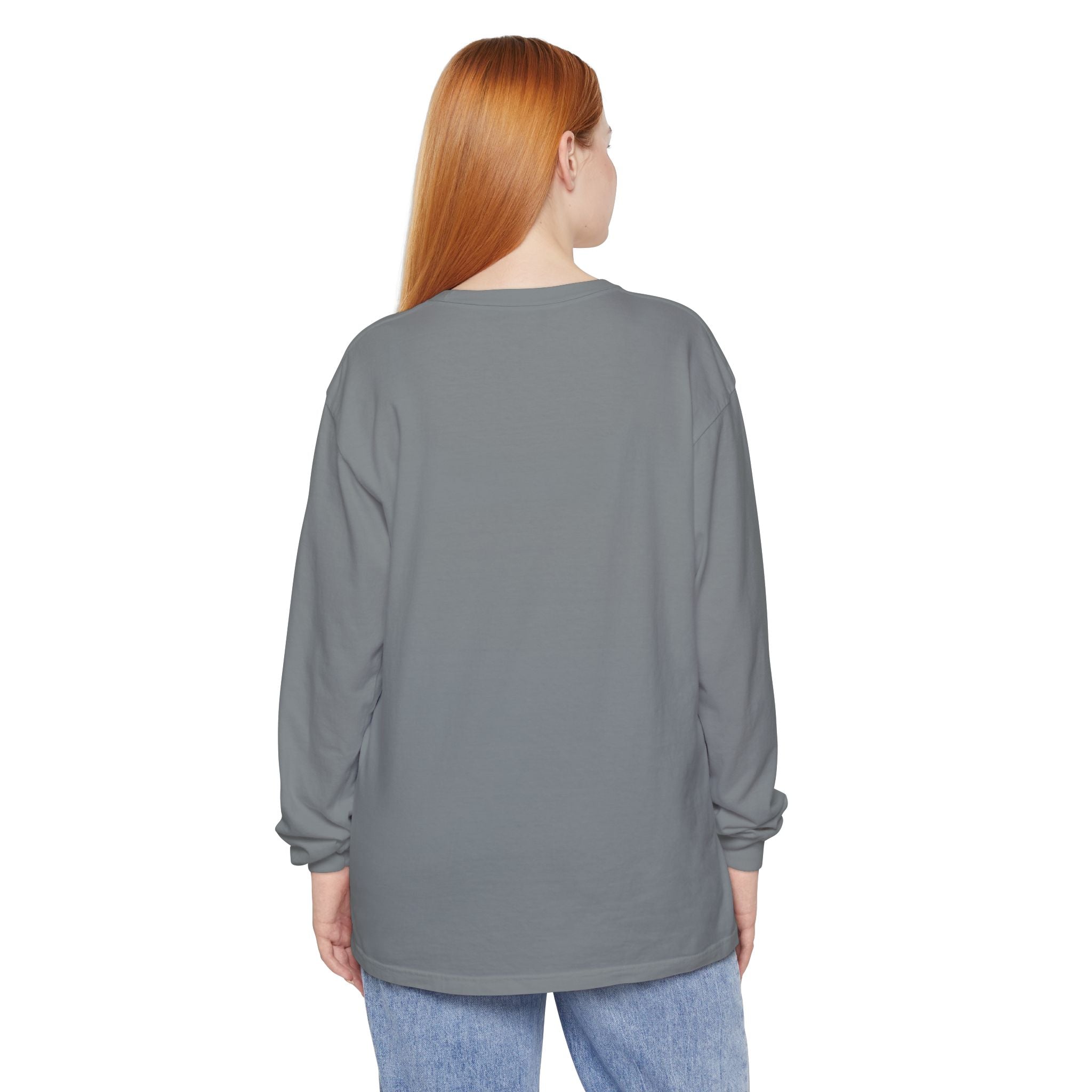 Thankful Grateful Blessed Pumpkin Long Sleeve — Cute Fall Thanksgiving Gift for Women