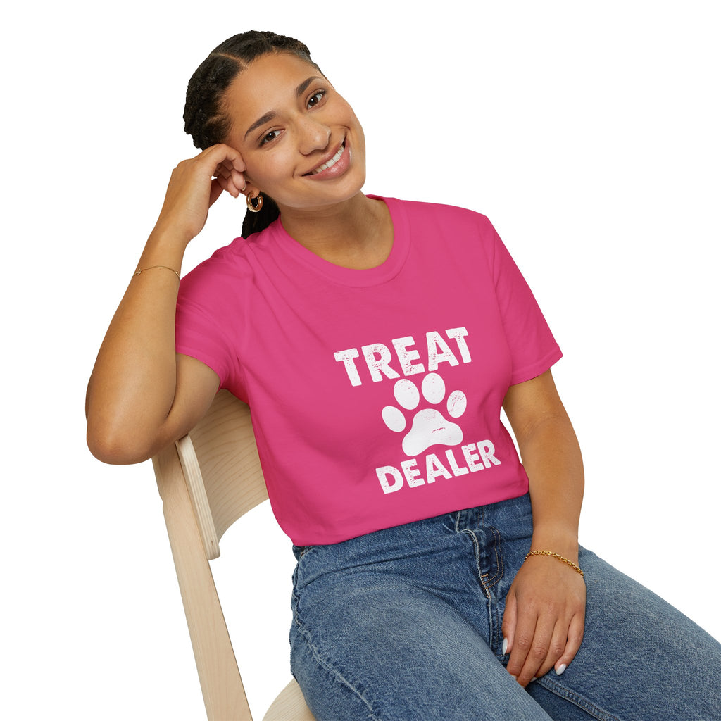 Treat Dealer T-Shirt — Funny Dog Paw Pet Lover Tee