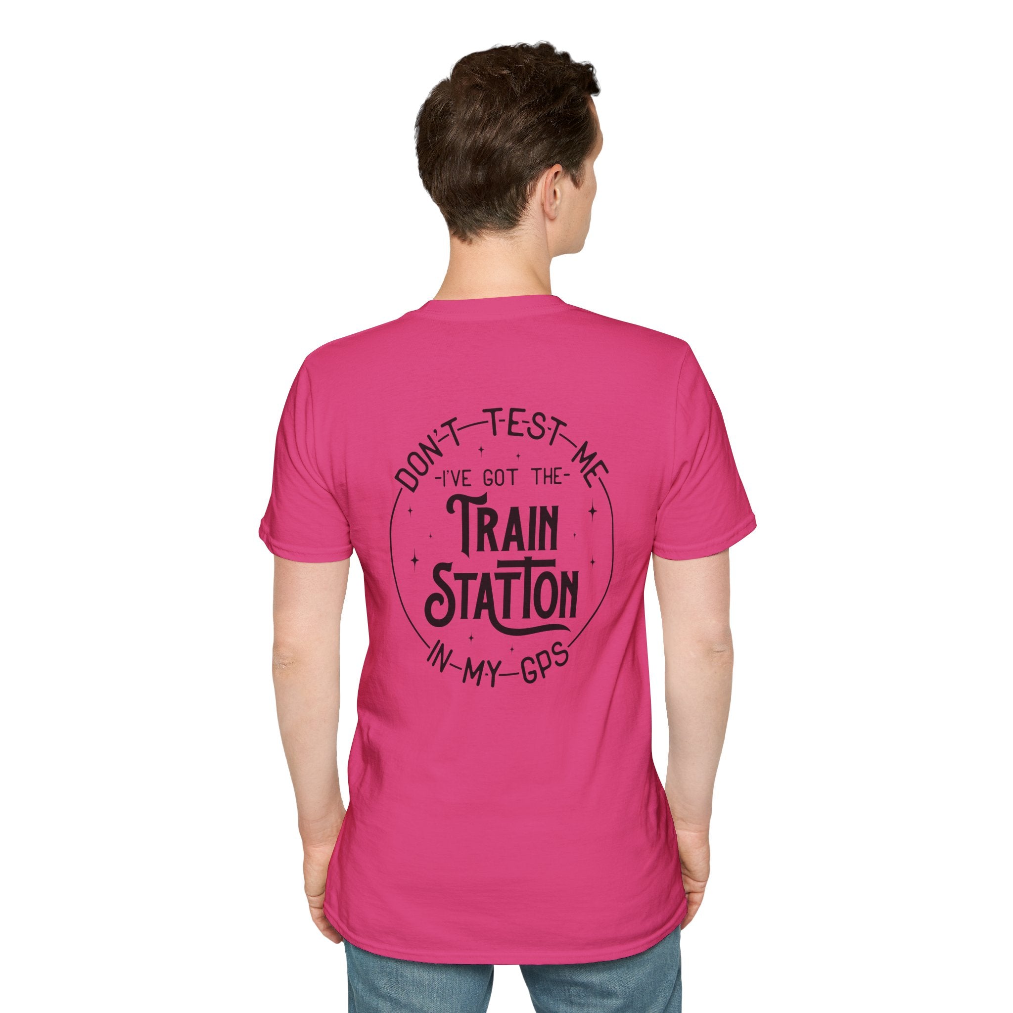 Train Station GPS T-Shirt — Funny Travel Quote Gift for Her Sarcastic Graphic Tee