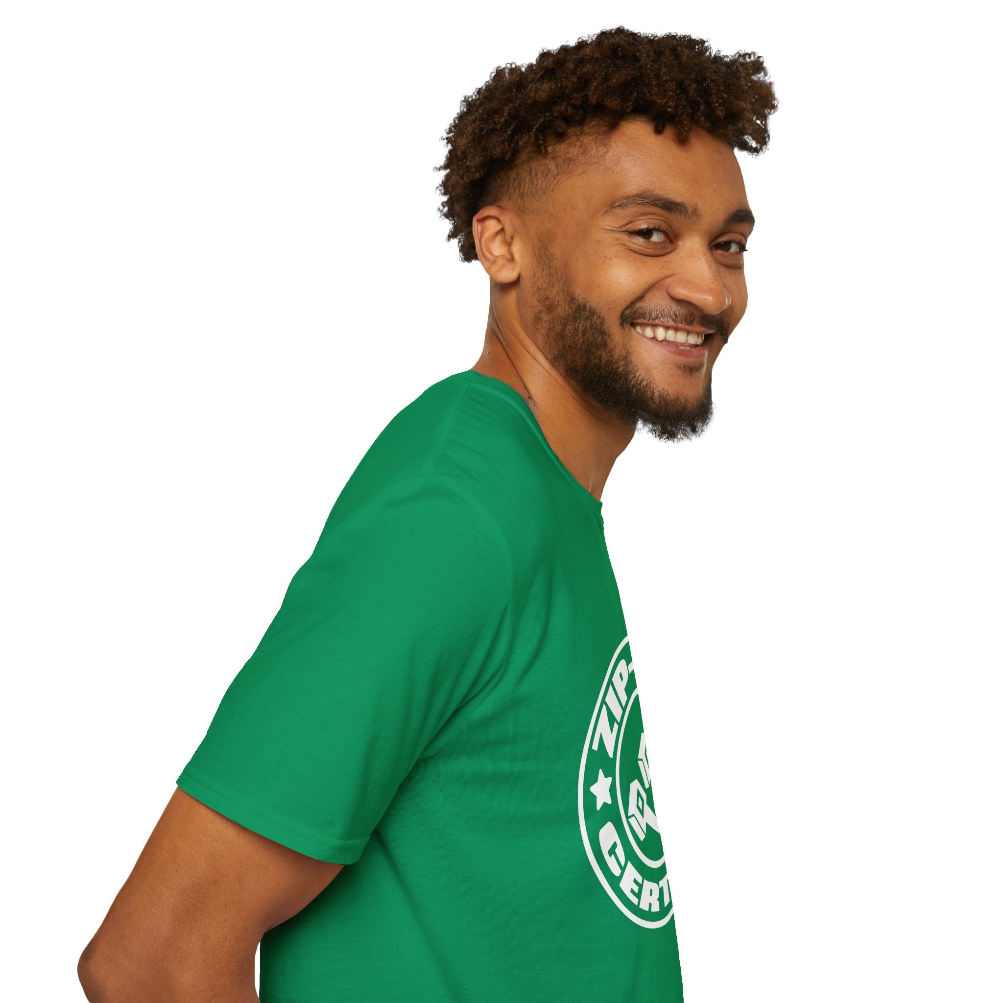 Zip-Tie Certified T-Shirt — Funny Handyman Gift for Him Bold Graphic Tee