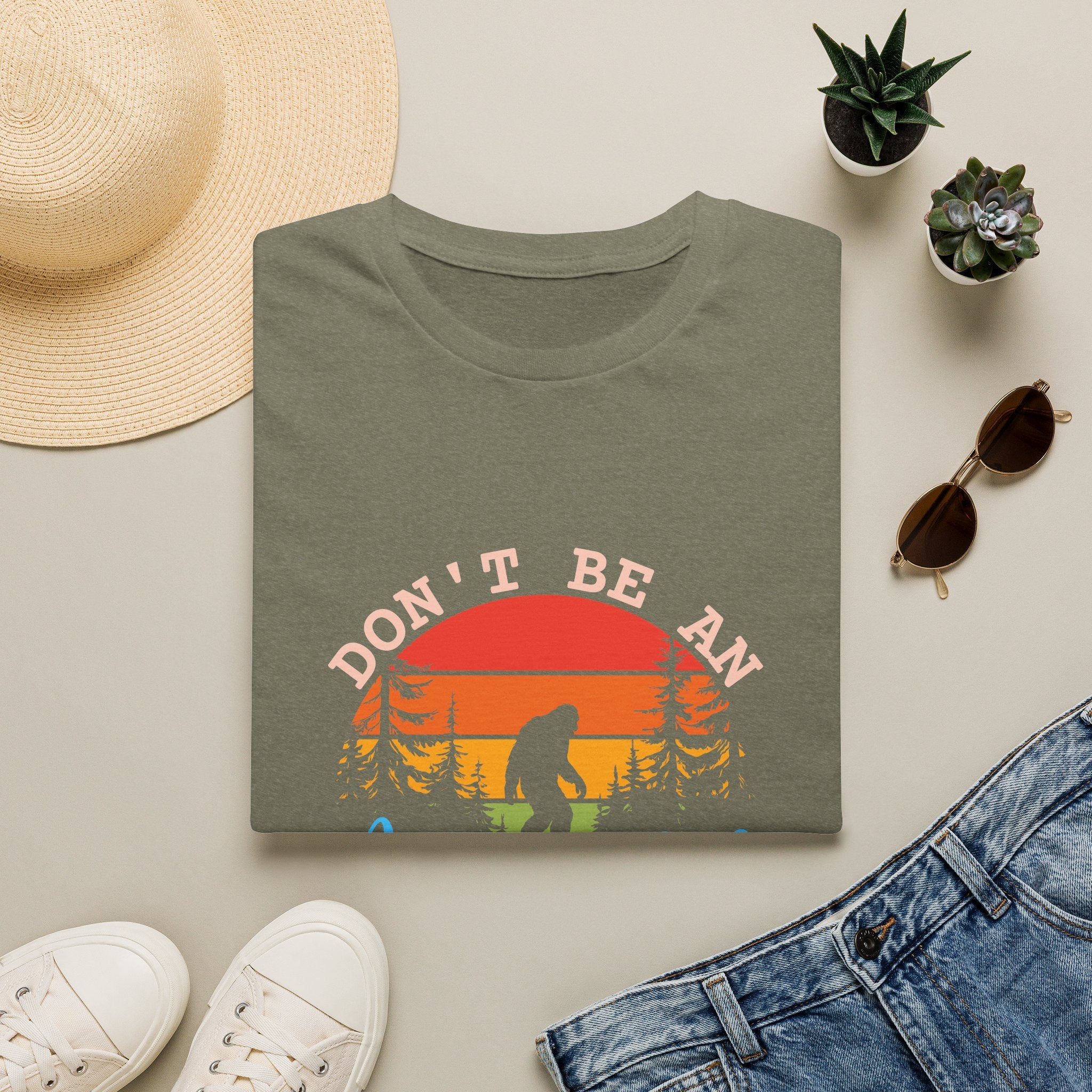 Don't Be An Assquatch T-Shirt — Funny Bigfoot Gift Sasquatch Sunset Graphic Tee