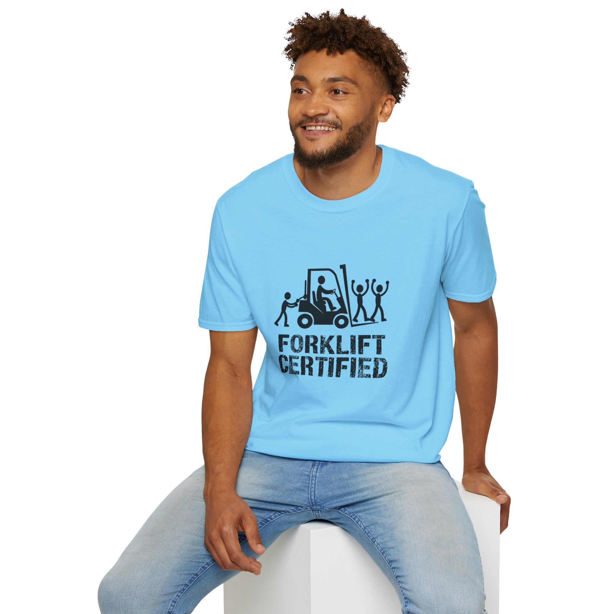 Forklift Certified T-Shirt — Funny Industrial Workplace Tee for Forklift Operators