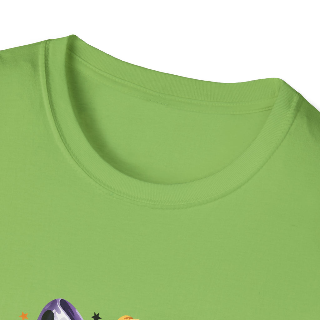 Halloween Pumpkin Bow T-Shirt — Cute Colorful Gift for Women Jack-O'-Lantern Tee