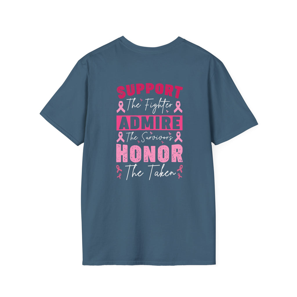Breast Cancer Awareness Ribbon T-Shirt — Pink Ribbon Support Tee