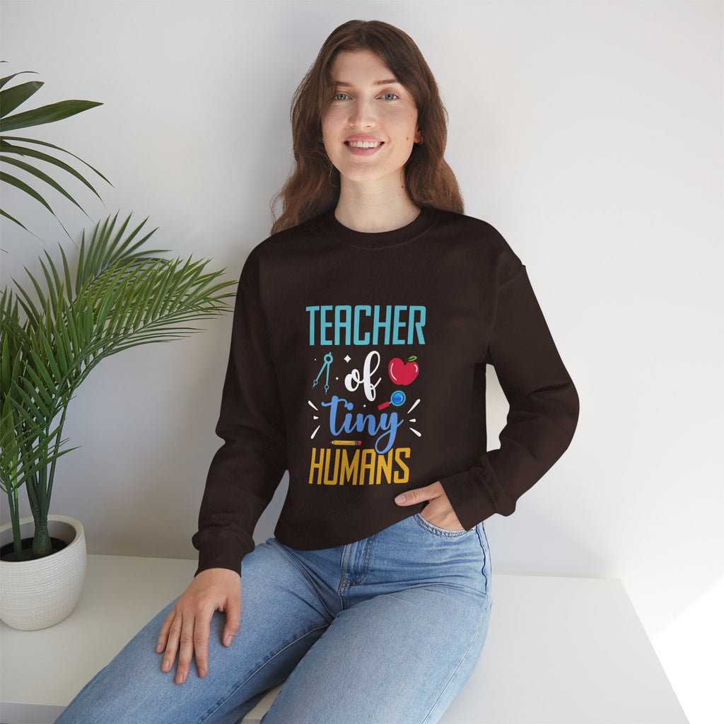 Teacher of Tiny Humans Sweatshirt — Funny Teacher Gift Appreciation Crewneck