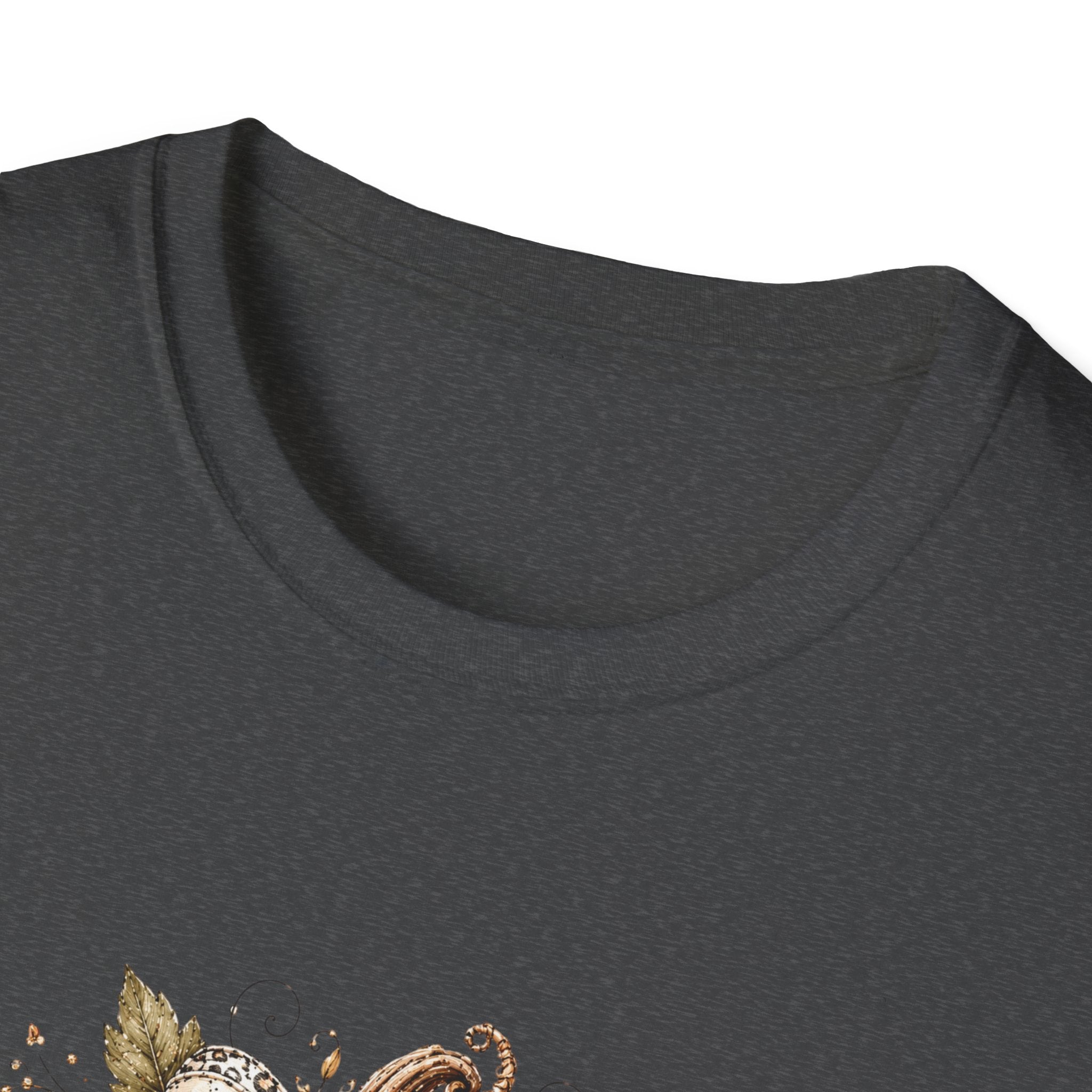 Autumn Floral Pumpkin Leopard Bow T-Shirt — Cute Fall Gift for Women Graphic Tee