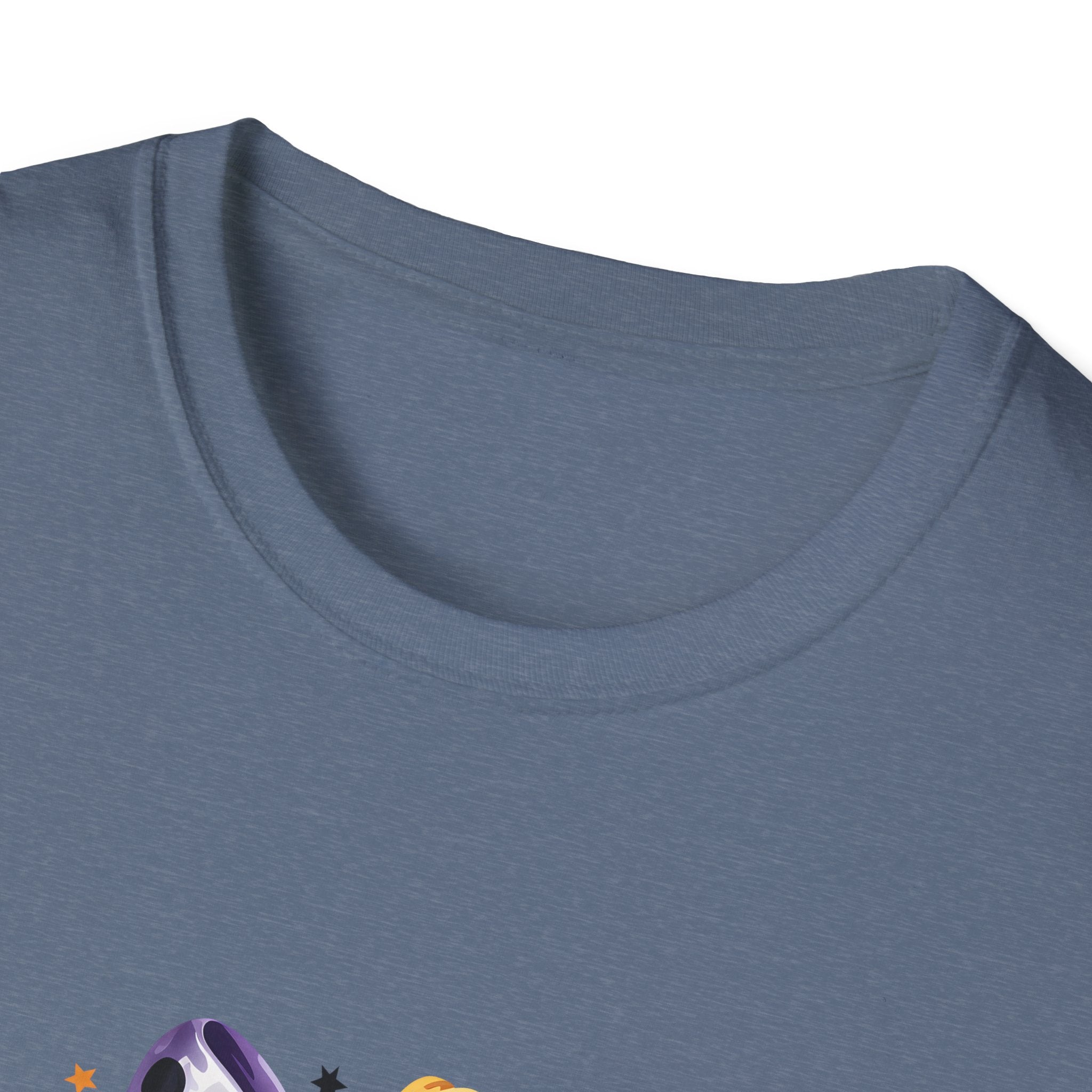 Halloween Pumpkin Bow T-Shirt — Cute Colorful Gift for Women Jack-O'-Lantern Tee