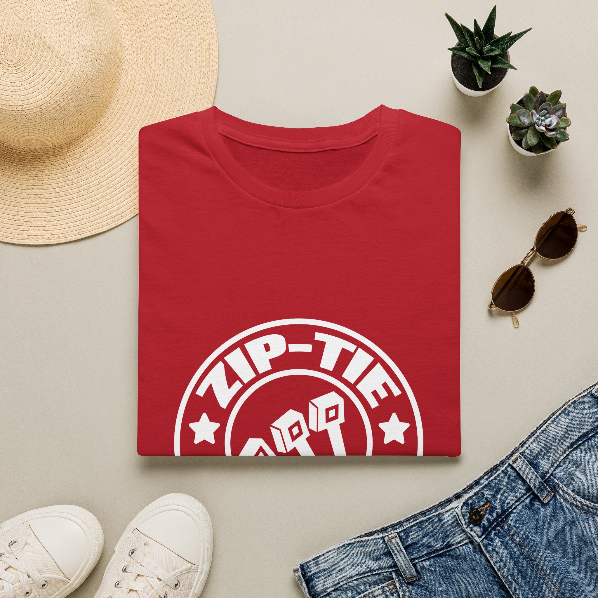 Zip-Tie Certified T-Shirt — Funny Handyman Gift for Him Bold Graphic Tee