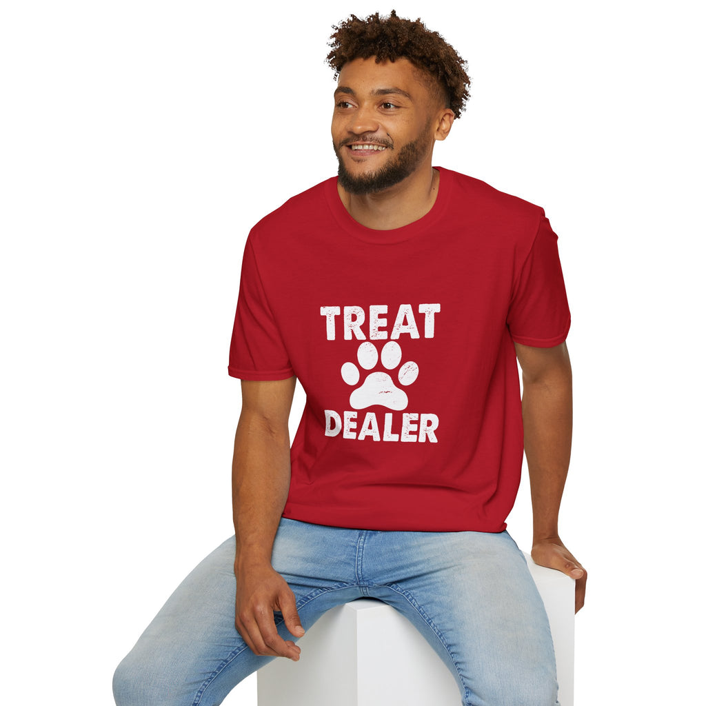 Treat Dealer T-Shirt — Funny Dog Paw Pet Lover Tee
