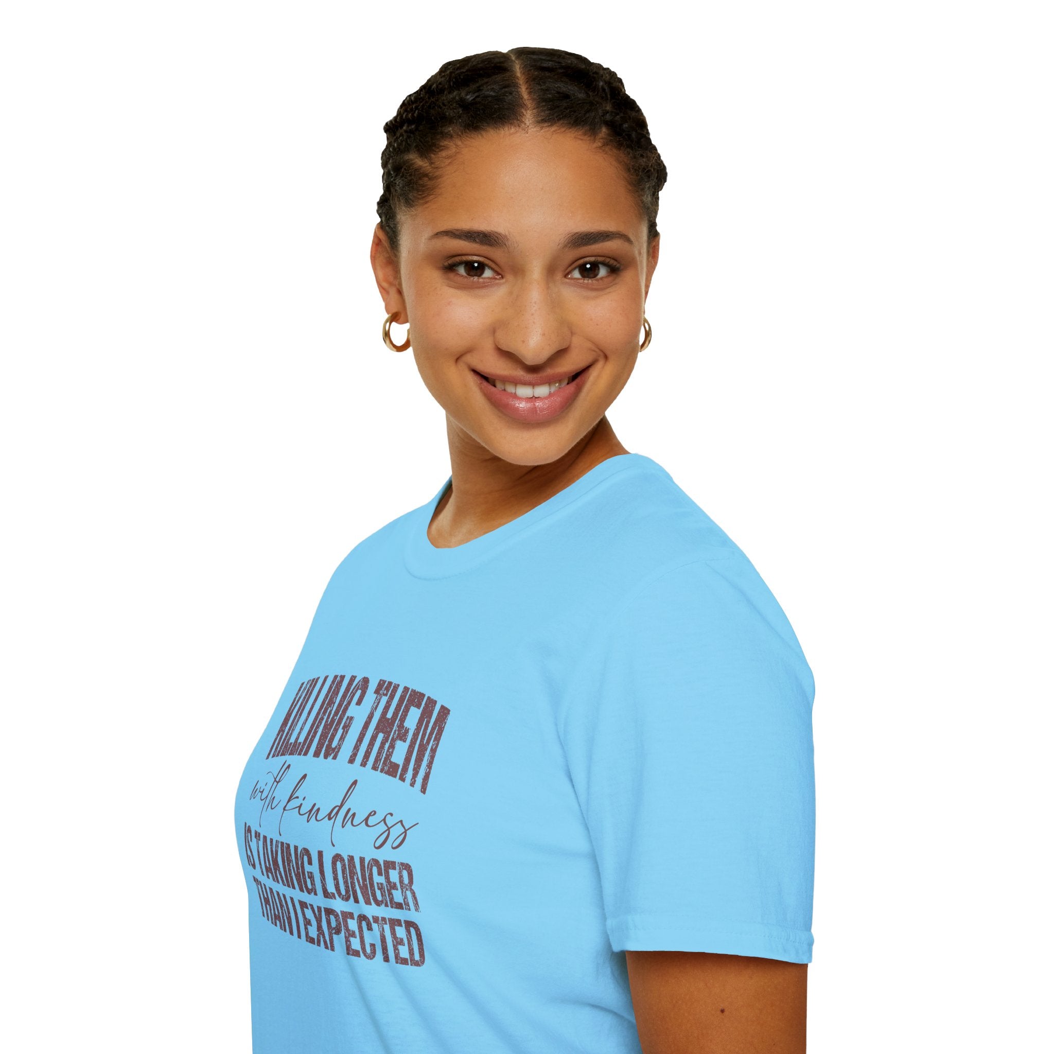 Killing Them With Kindness T-Shirt — Funny Motivational Gift for Women Vintage Tee