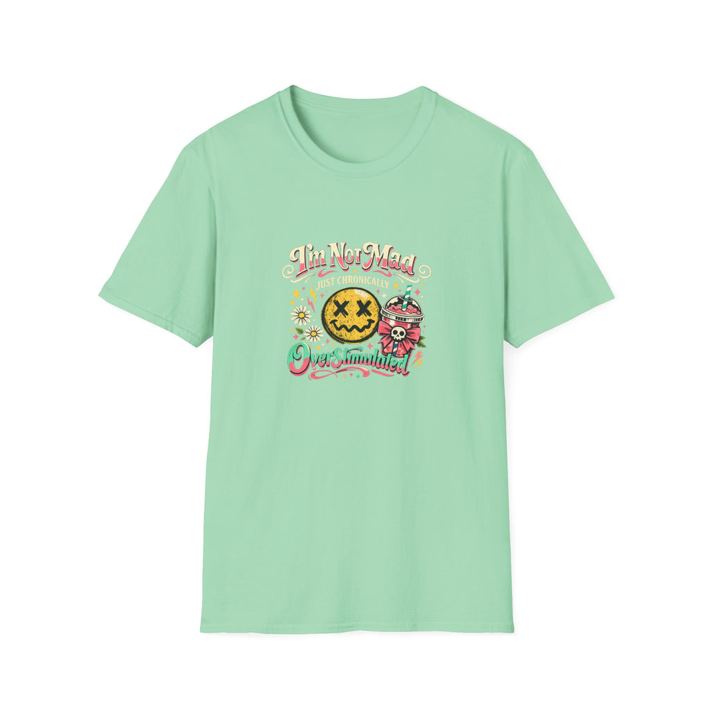 I'm Not Mad Kawaii Bubble Tea T-Shirt — Cute Funny Gift for Her Graphic Tee