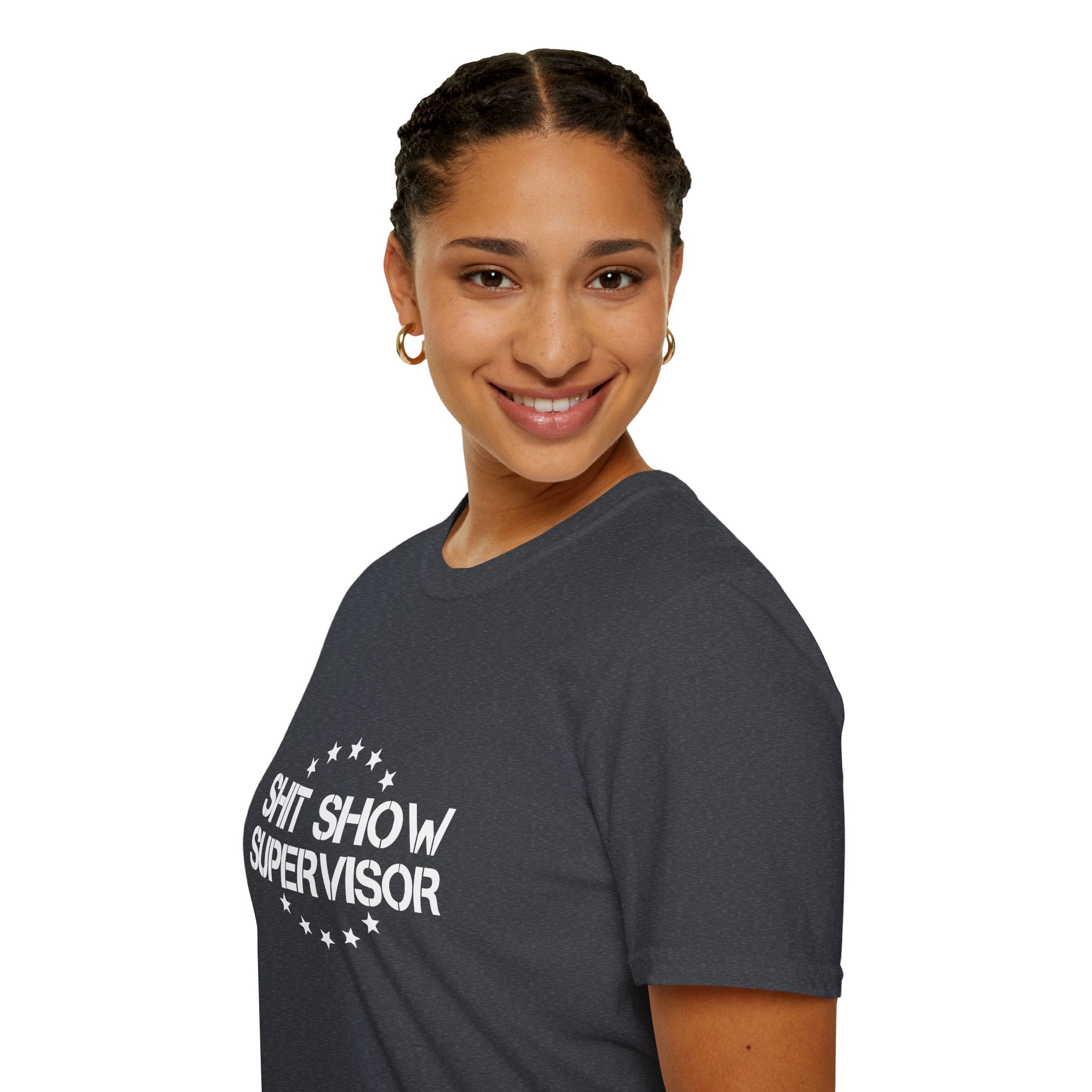 Shit Show Supervisor T-Shirt — Funny Sarcastic Gift for Her Work Humor Graphic Tee