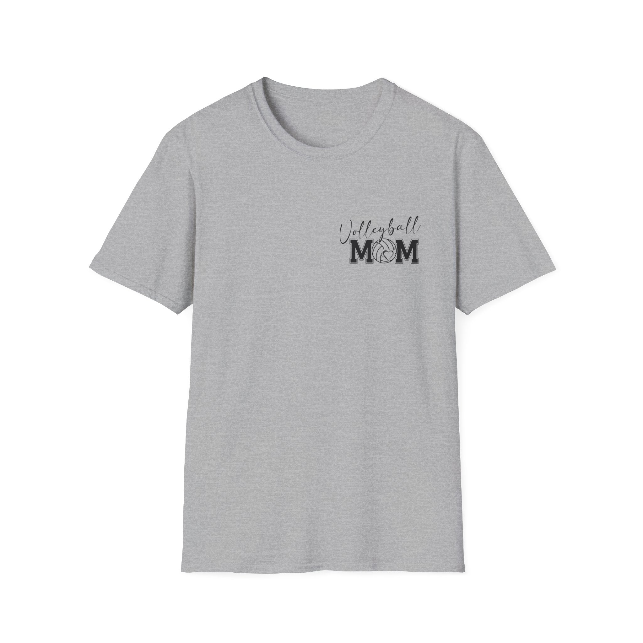 Volleyball Mom T-Shirt — Cute Game Day Gift for Sports Moms Script Graphic Tee