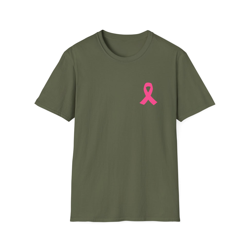 Breast Cancer Awareness Ribbon T-Shirt — Pink Ribbon Support Tee