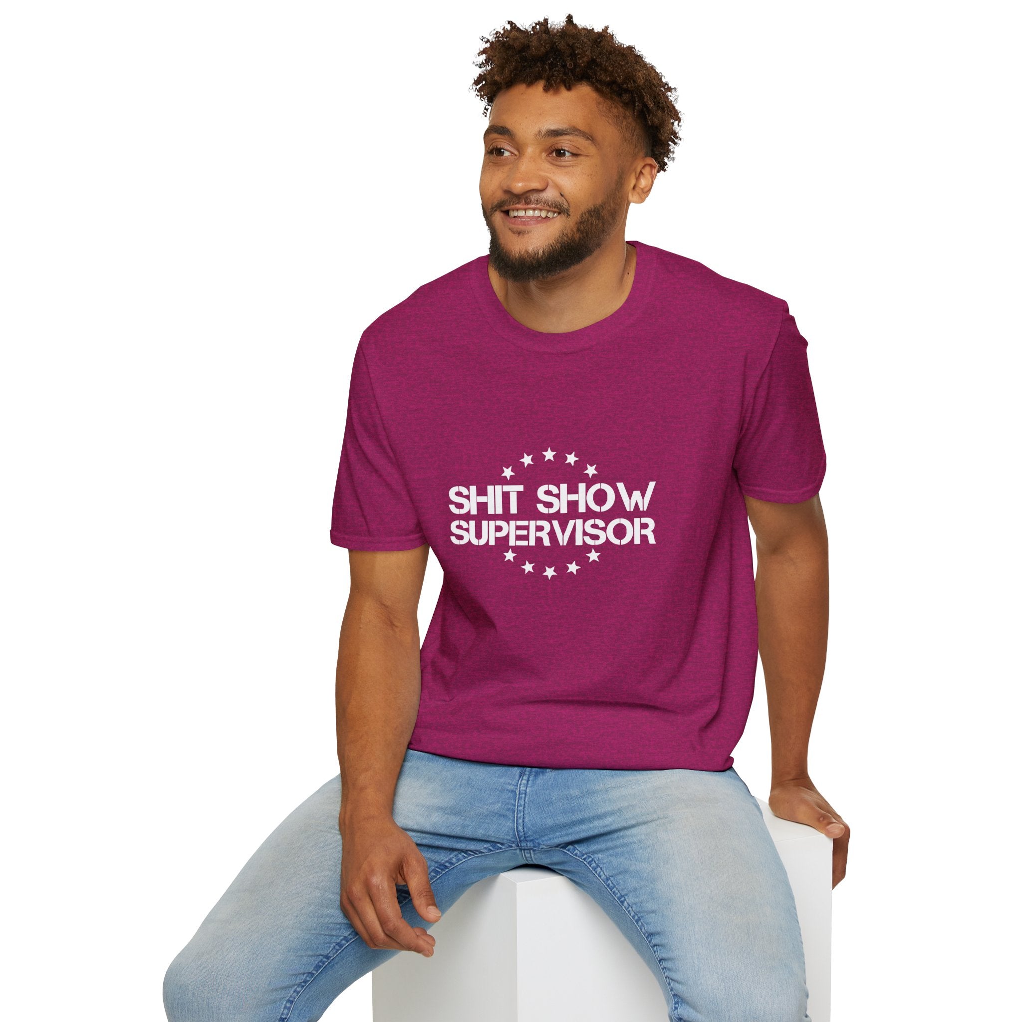 Shit Show Supervisor T-Shirt — Funny Sarcastic Gift for Her Work Humor Graphic Tee