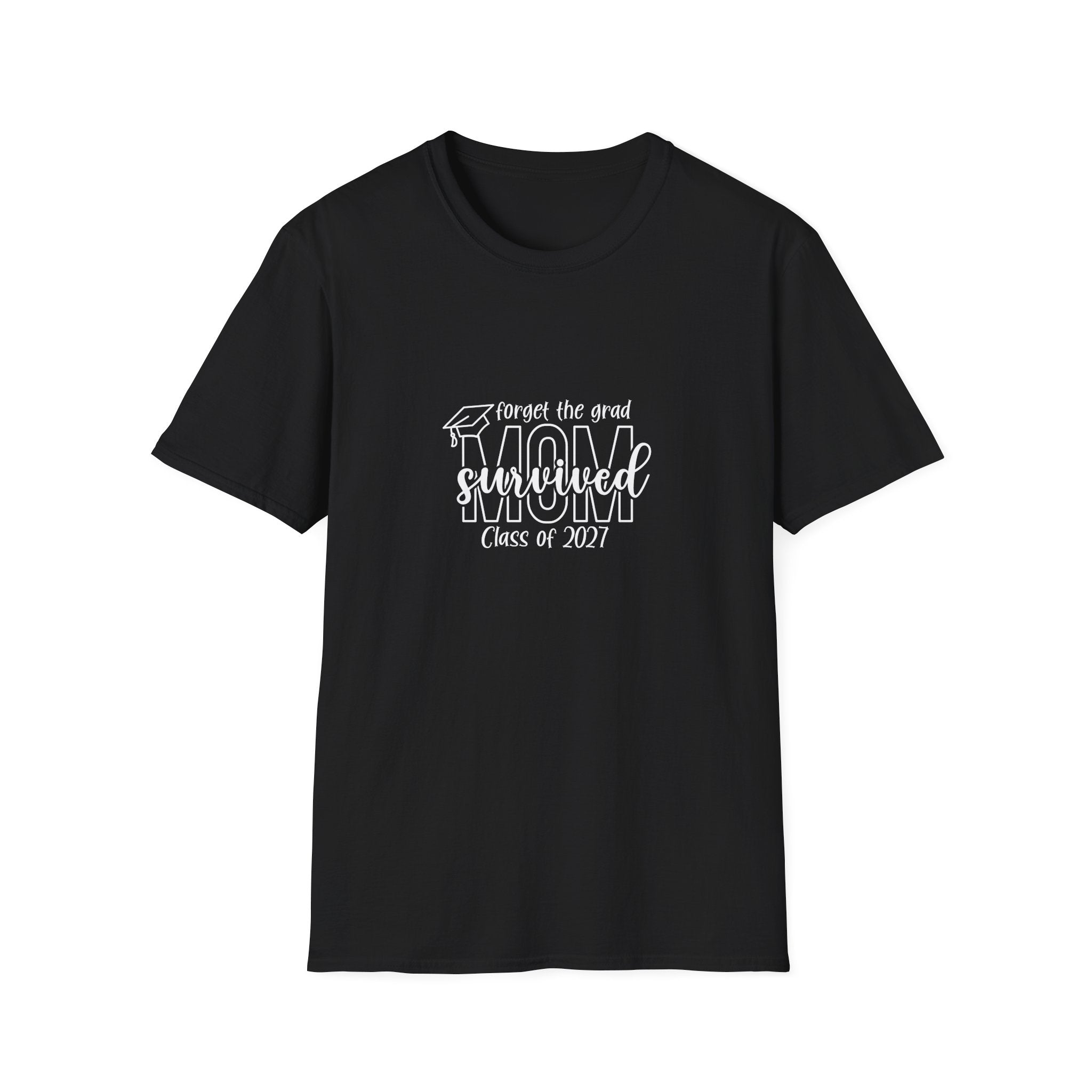 Class of 2027 Sarcastic Mom T-Shirt — Funny Graduation Gift for Mom Graphic Tee