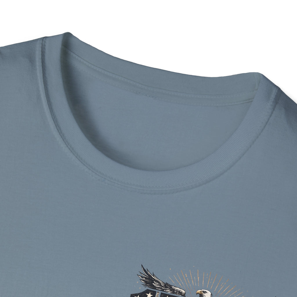1776 American Flag Eagle T-Shirt — Vintage Patriotic Gift for Him Fourth of July Tee