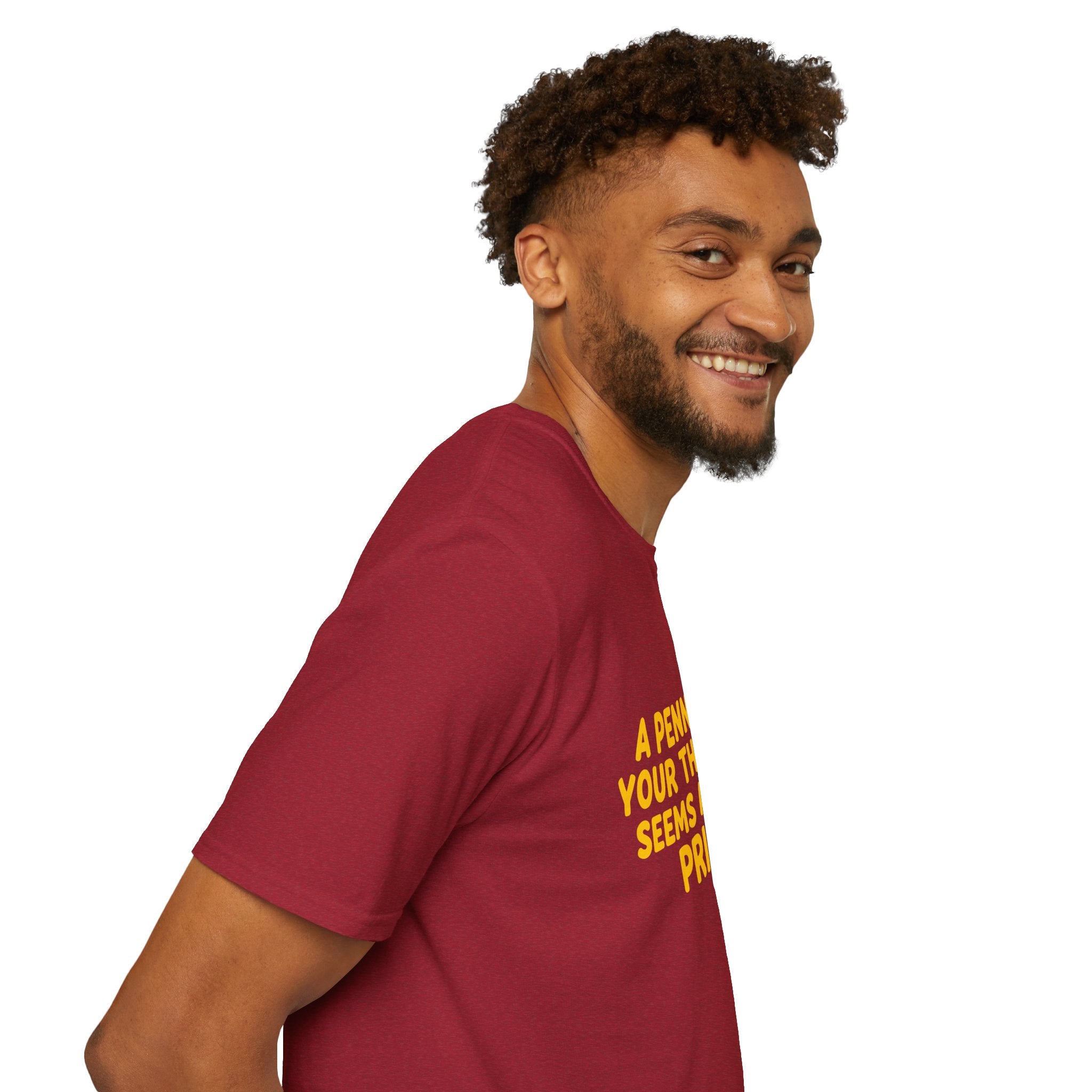 A Penny For Your Thoughts Seems a Little Pricey T-Shirt — Funny Sarcastic Gift for Her