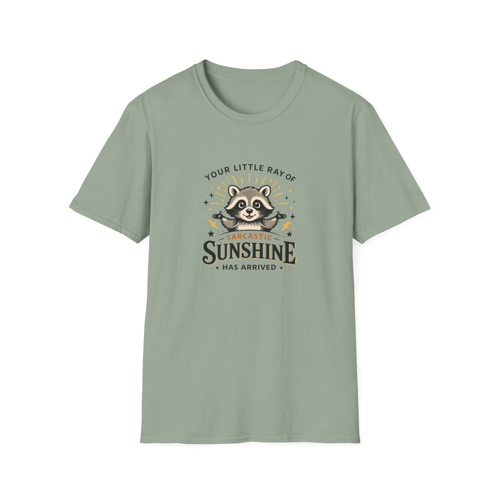 Your Little Ray of Sarcastic Sunshine Raccoon T-Shirt — Funny Gift for Her