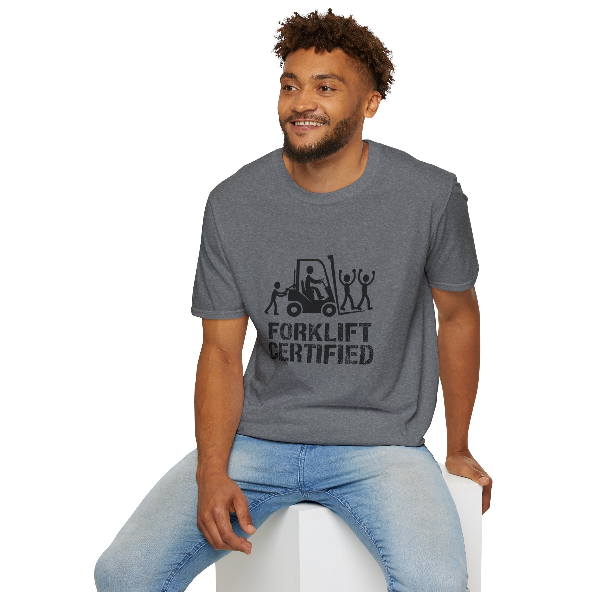 Forklift Certified T-Shirt — Funny Industrial Workplace Tee for Forklift Operators