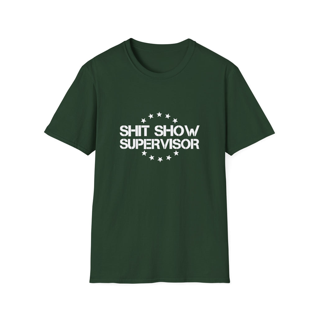 Shit Show Supervisor T-Shirt — Funny Sarcastic Gift for Her Work Humor Graphic Tee