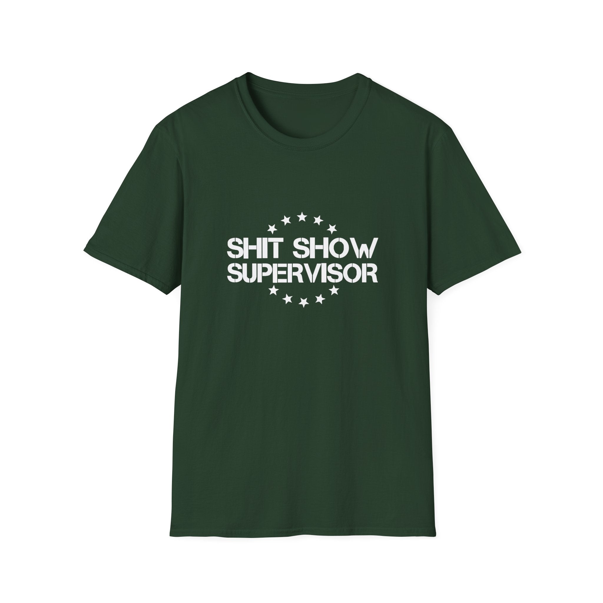 Shit Show Supervisor T-Shirt — Funny Sarcastic Gift for Her Work Humor Graphic Tee