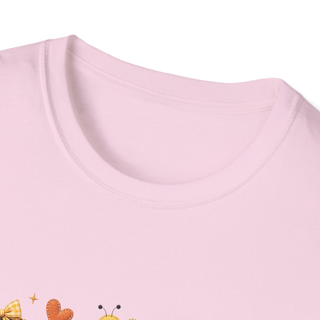 Teacher Floral Bee T-Shirt — Cute Back-to-School Gift for Teachers Graphic Tee