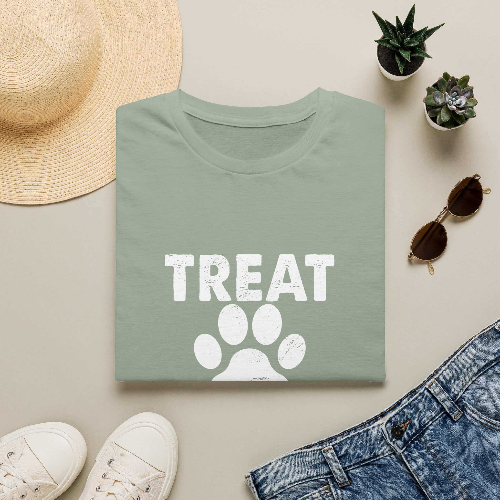 Treat Dealer T-Shirt — Funny Dog Paw Pet Lover Tee
