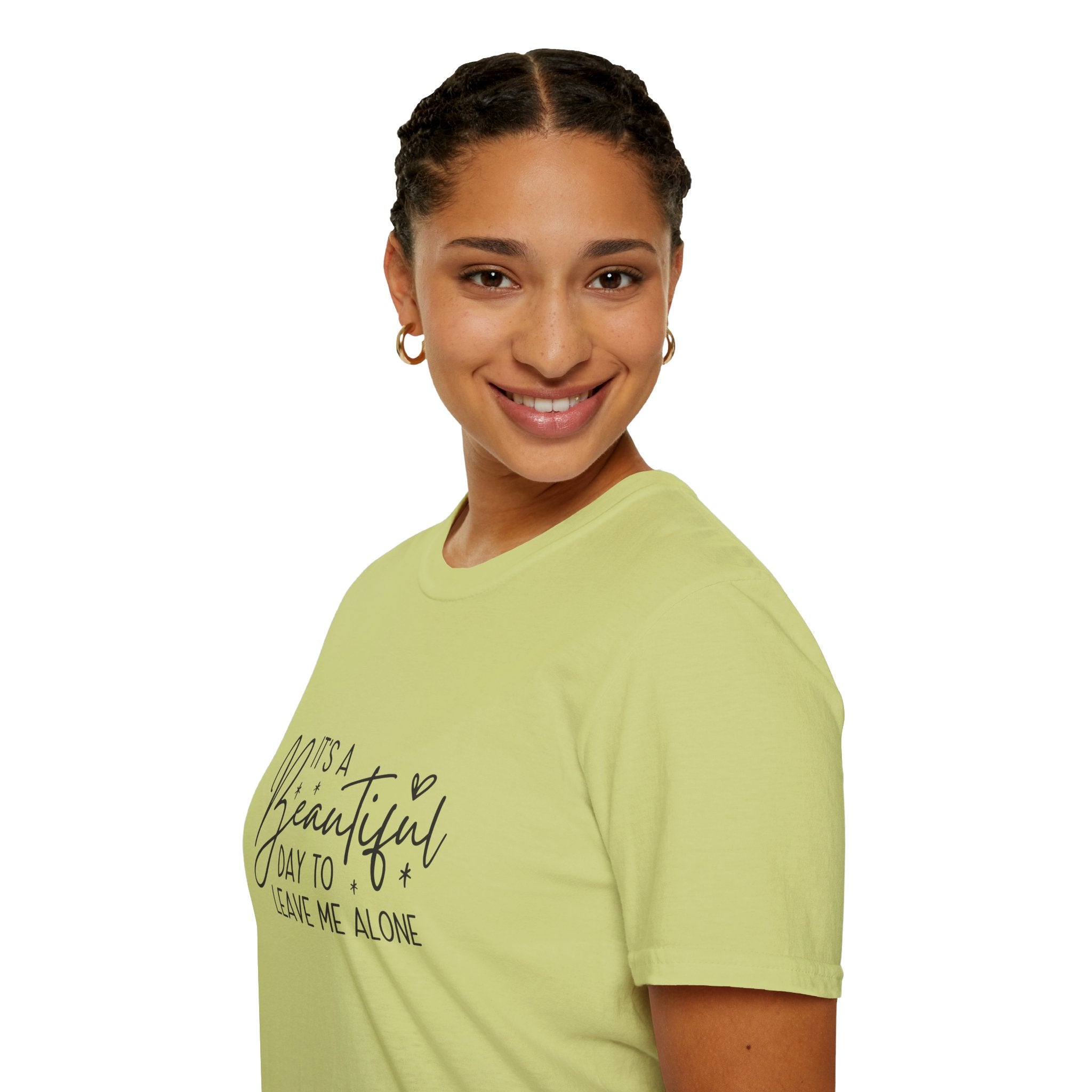 It's a Beautiful Day to Leave Me Alone T-Shirt — Funny Introvert Gift for Women