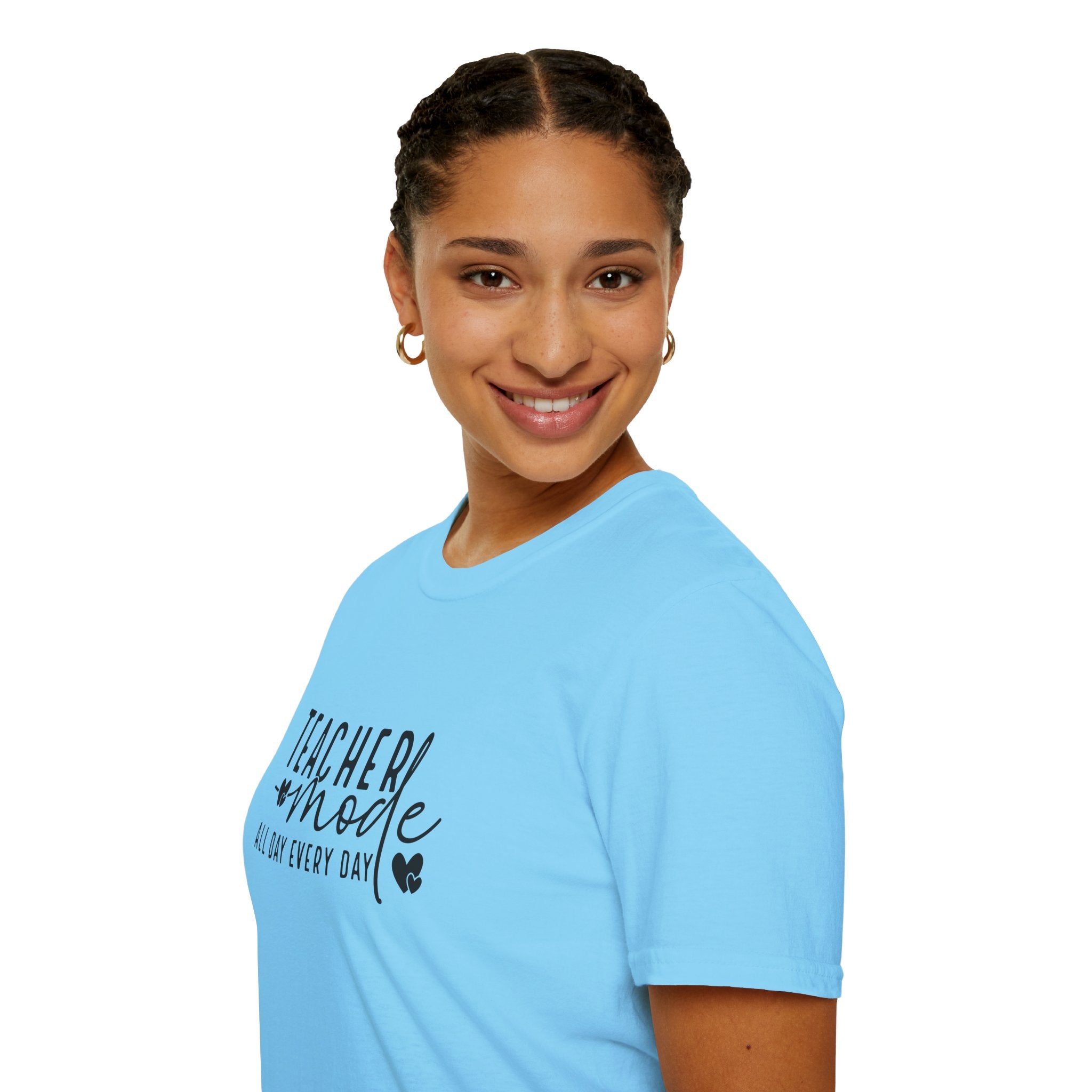 Teacher Mode All Day Every Day T-Shirt — Funny Teacher Gift Appreciation Graphic Tee