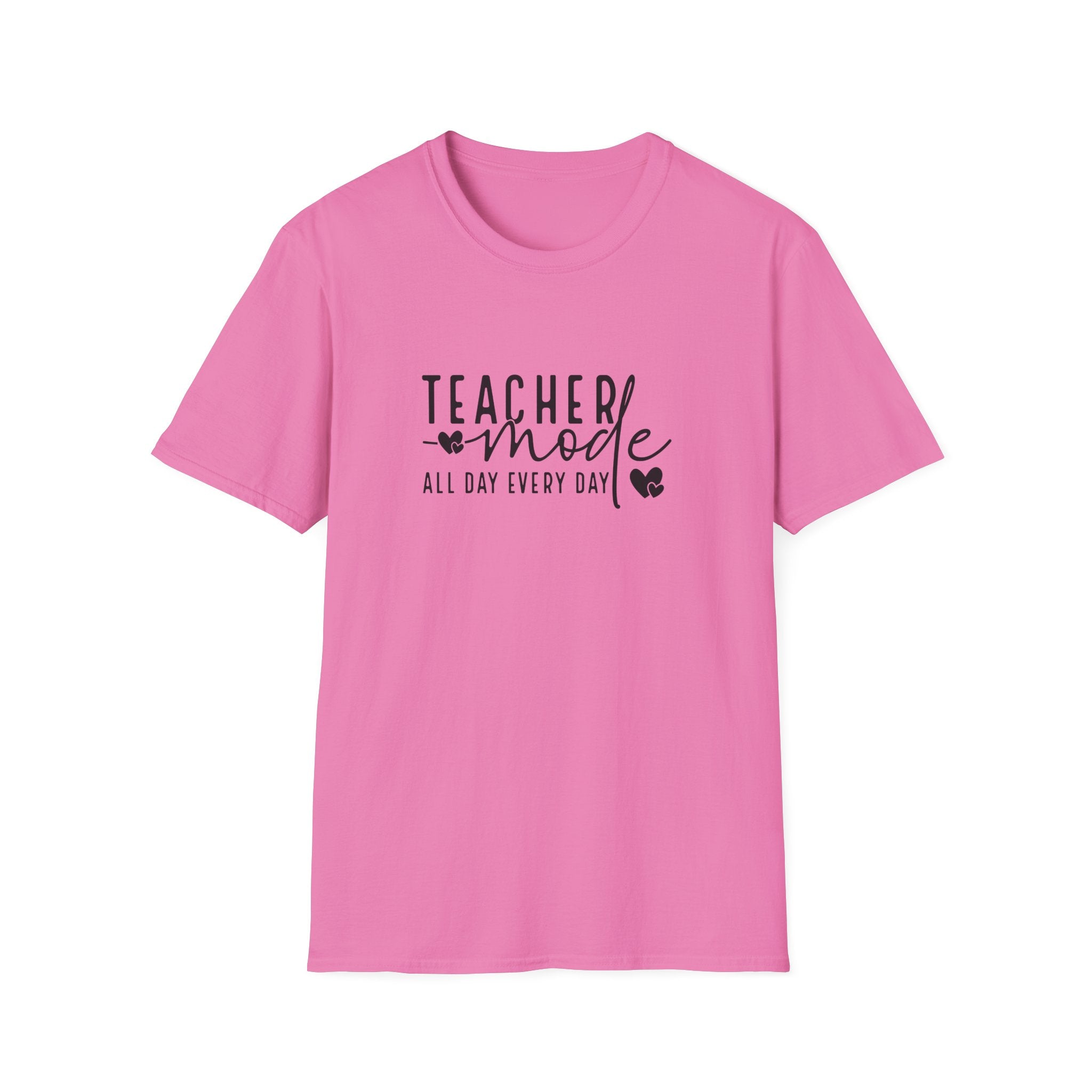 Teacher Mode All Day Every Day T-Shirt — Funny Teacher Gift Appreciation Graphic Tee