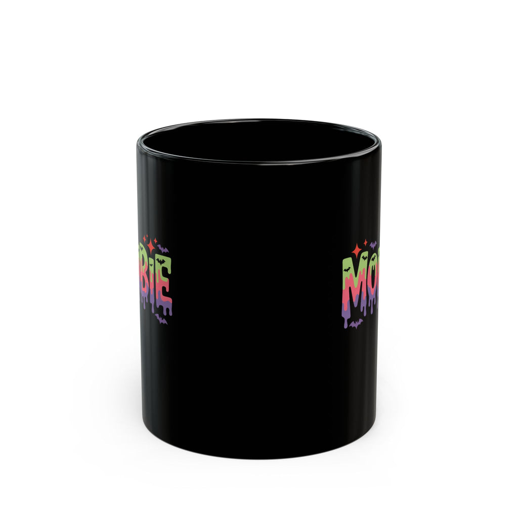 Zombie Mom Drip Halloween Mug — Funny Gift for Moms Colorful Coffee Cup 11oz 15oz