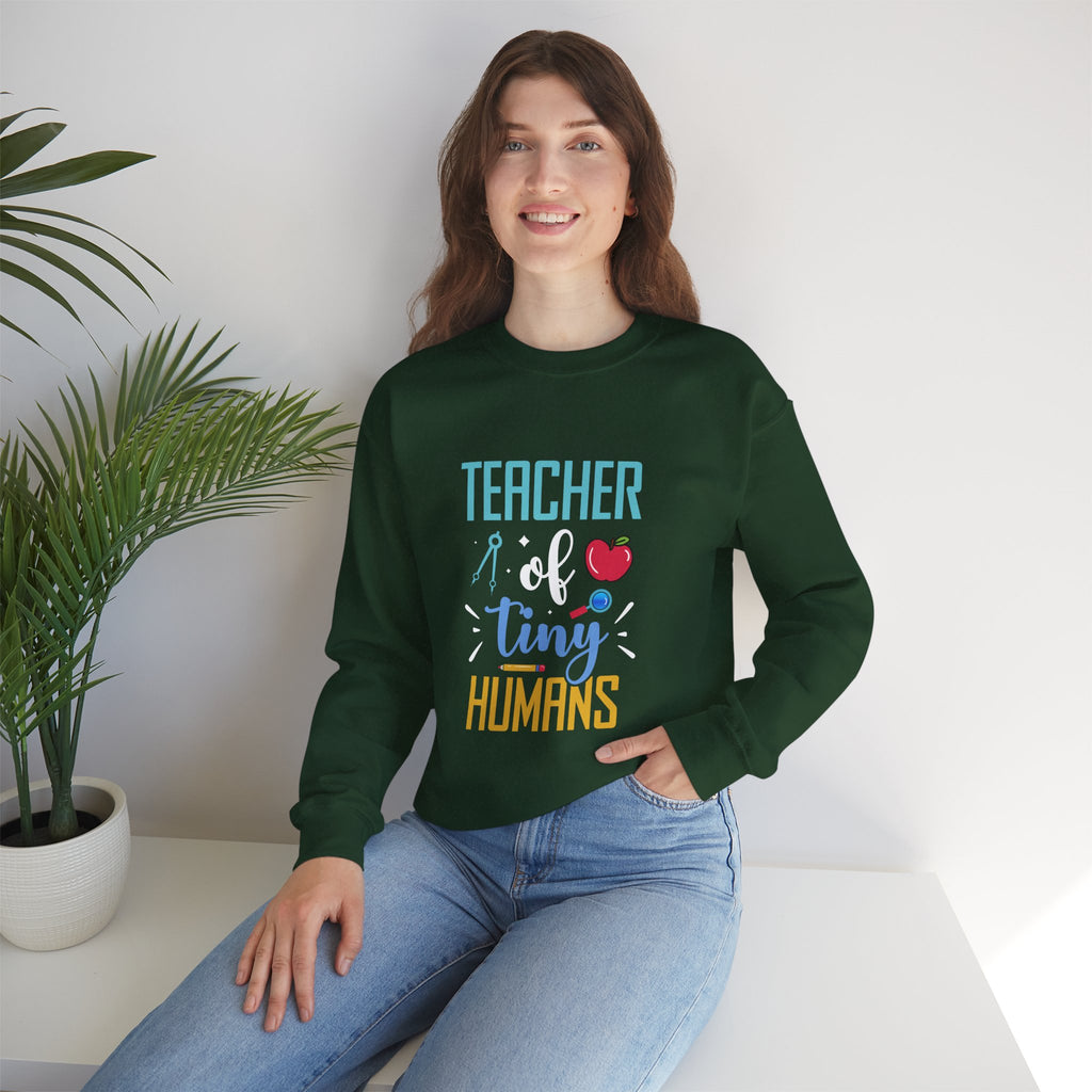 Teacher of Tiny Humans Sweatshirt — Funny Teacher Gift Appreciation Crewneck