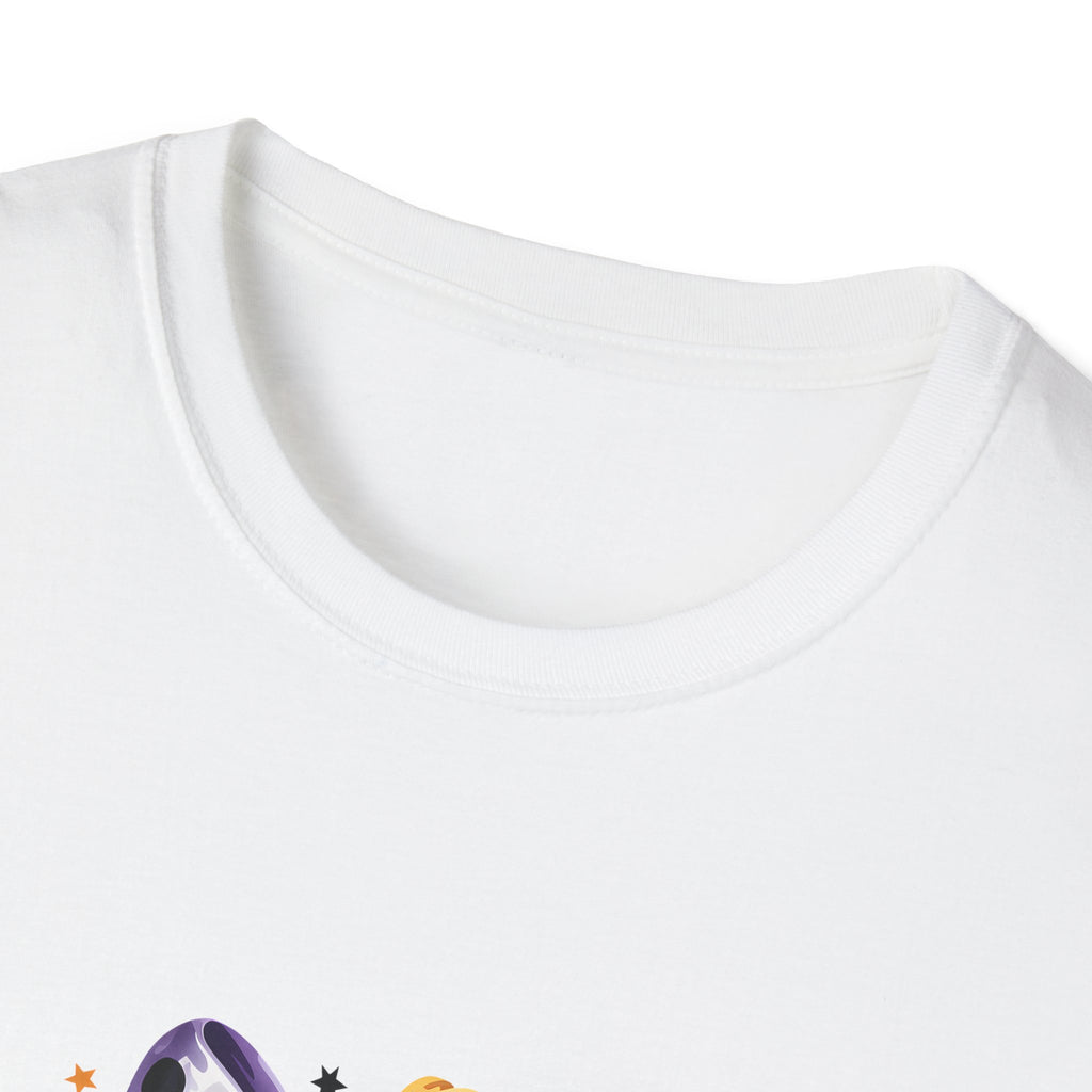 Halloween Pumpkin Bow T-Shirt — Cute Colorful Gift for Women Jack-O'-Lantern Tee