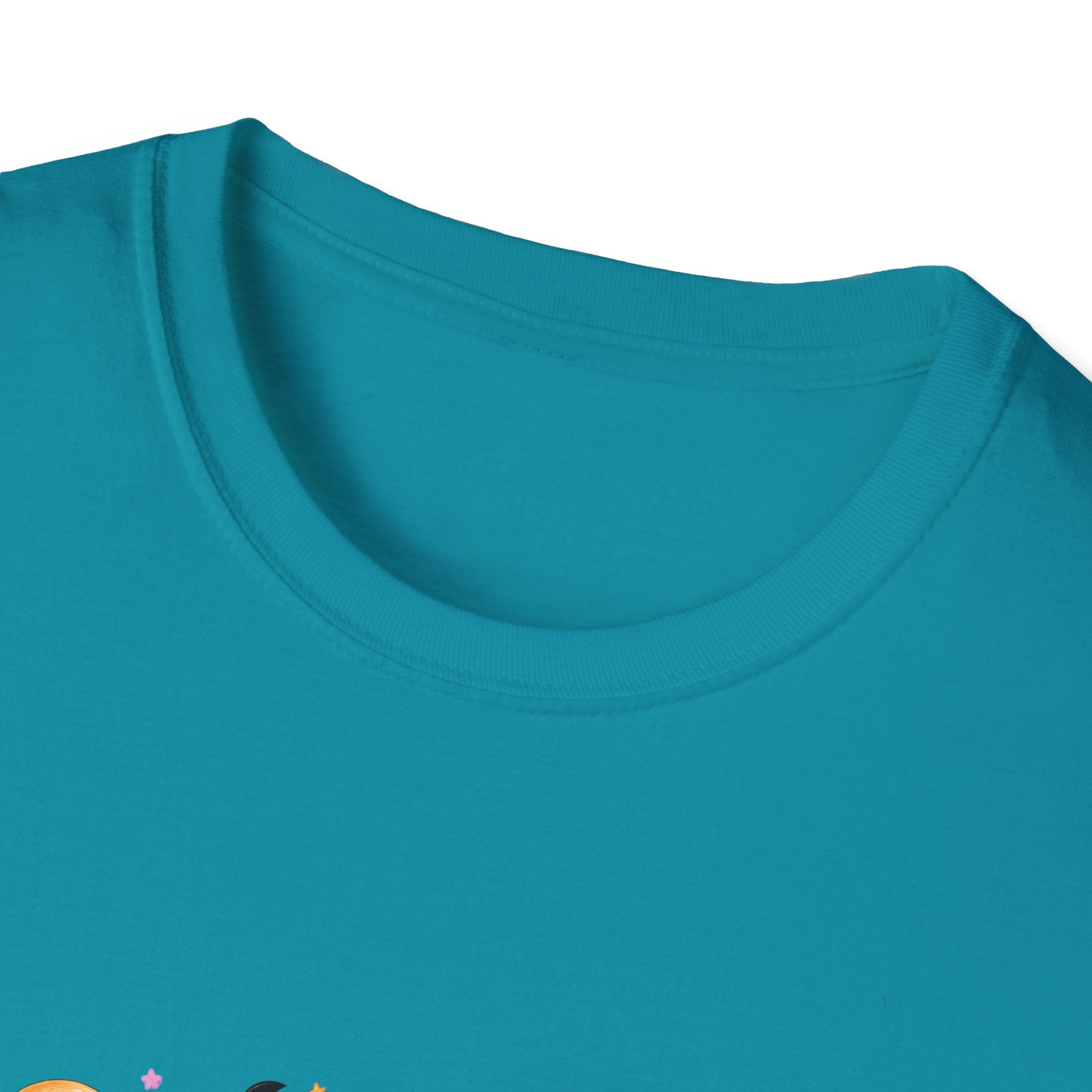 Spooky Season Pumpkin Stack T-Shirt — Cute Halloween Gift for Women Witch Hat Tee