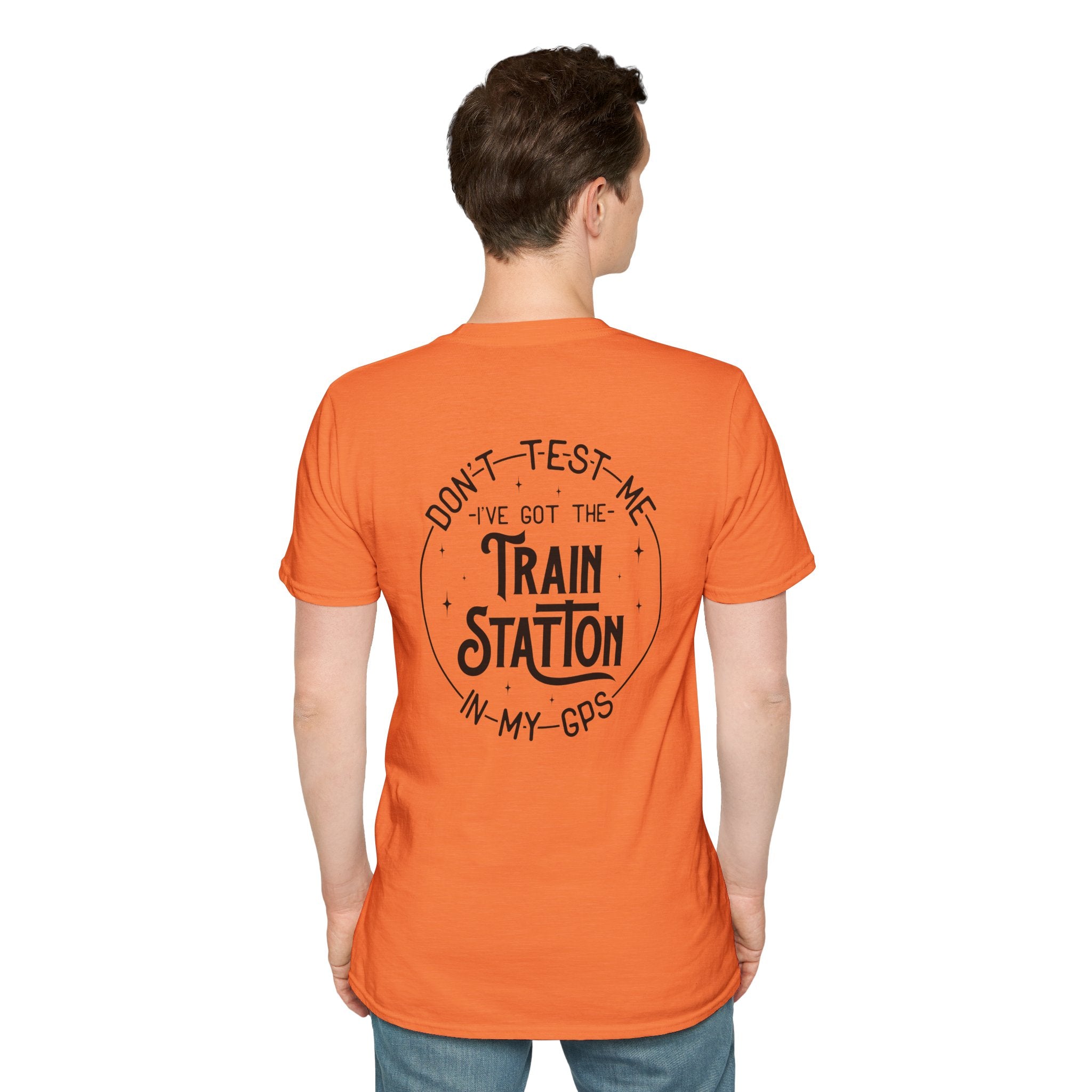 Train Station GPS T-Shirt — Funny Travel Quote Gift for Her Sarcastic Graphic Tee