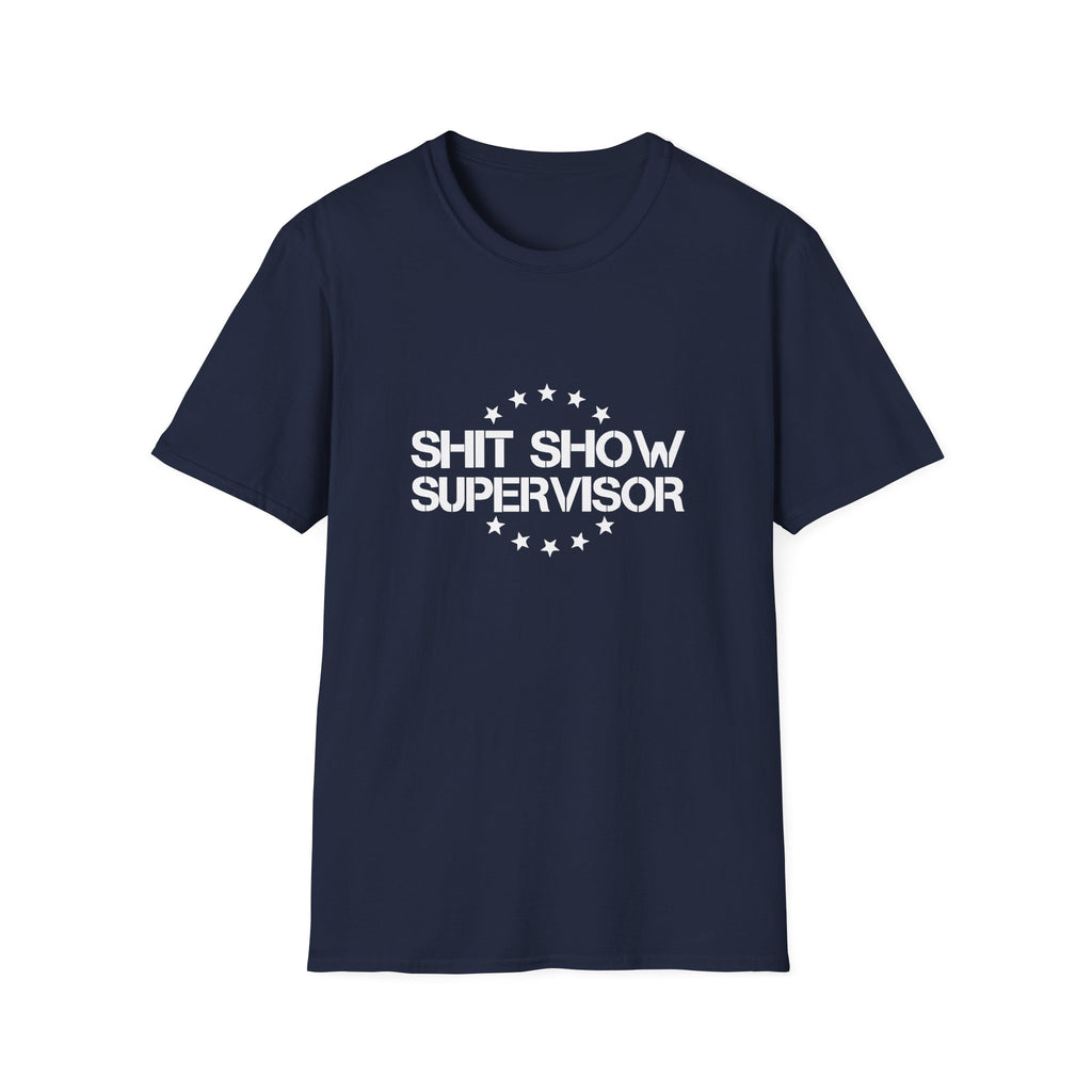 Shit Show Supervisor T-Shirt — Funny Sarcastic Gift for Her Work Humor Graphic Tee